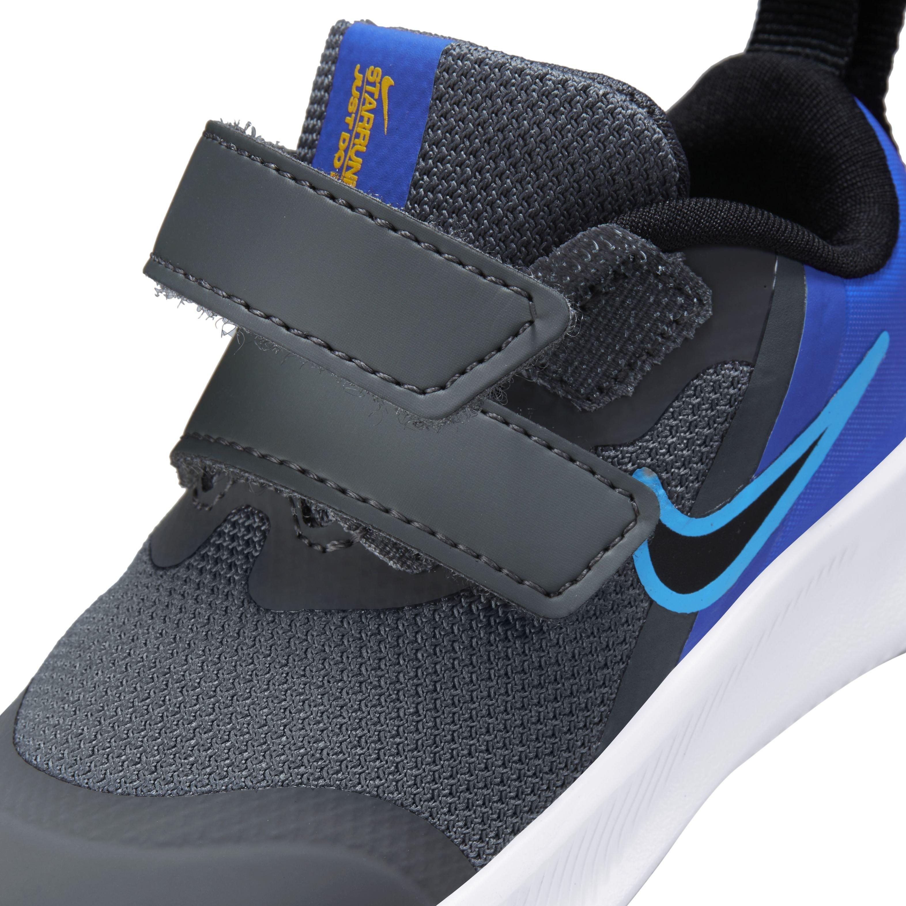 Nike Star Runner 3 Infant Boys' "Iron Grey/Black/Blue Lightning" Running Shoe