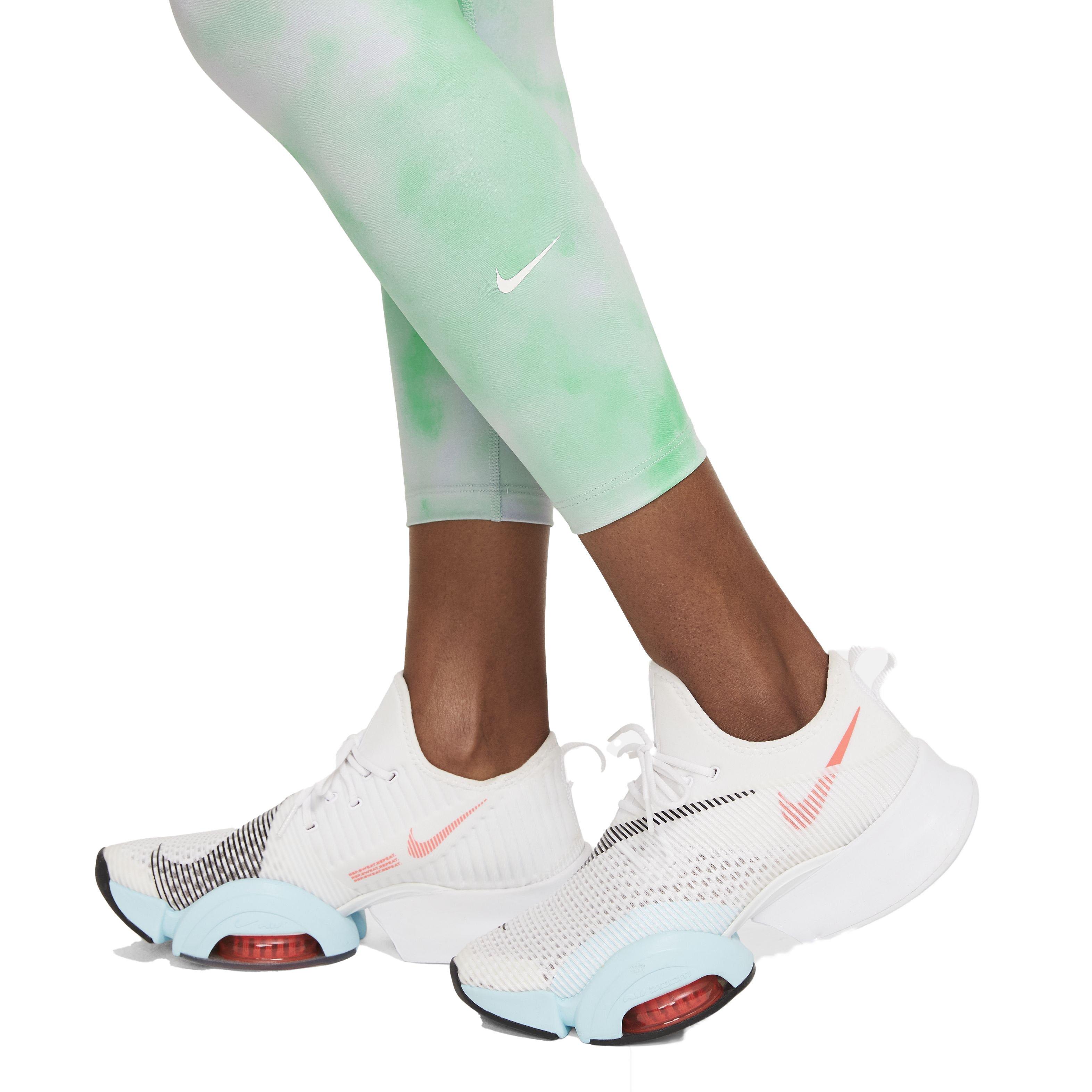 Nike Women's Plus Size One 2.0 Icon Clash Sky Dye Crop Tights