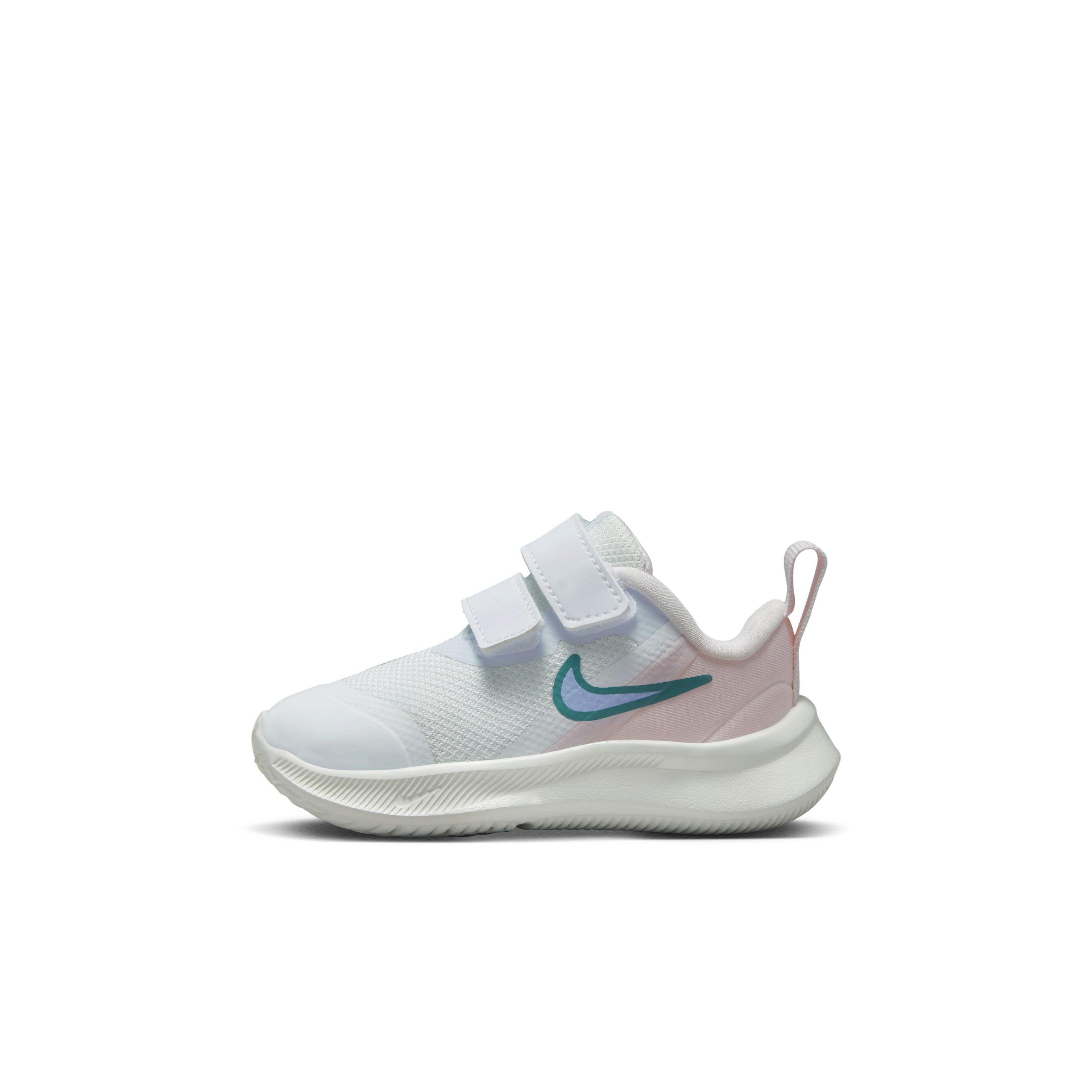 Nike Star Runner 3 Infant Girls' "White/Cobalt Bliss/Pearl Pink" Running Shoe