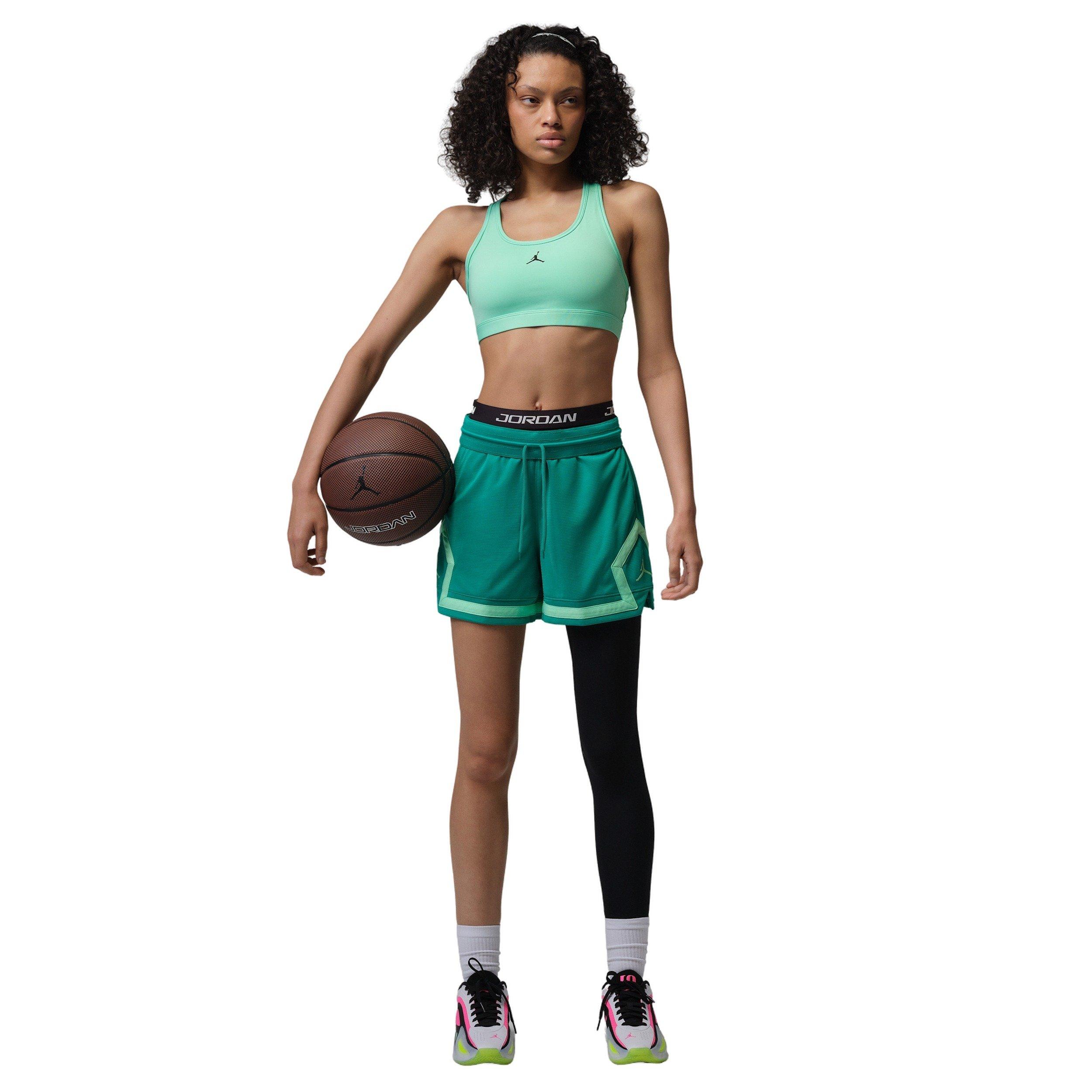 Jordan Women's Sport Medium Support Padded Jumpman Bra - Mint/Black - MINT/BLACK Thumbnail View 5