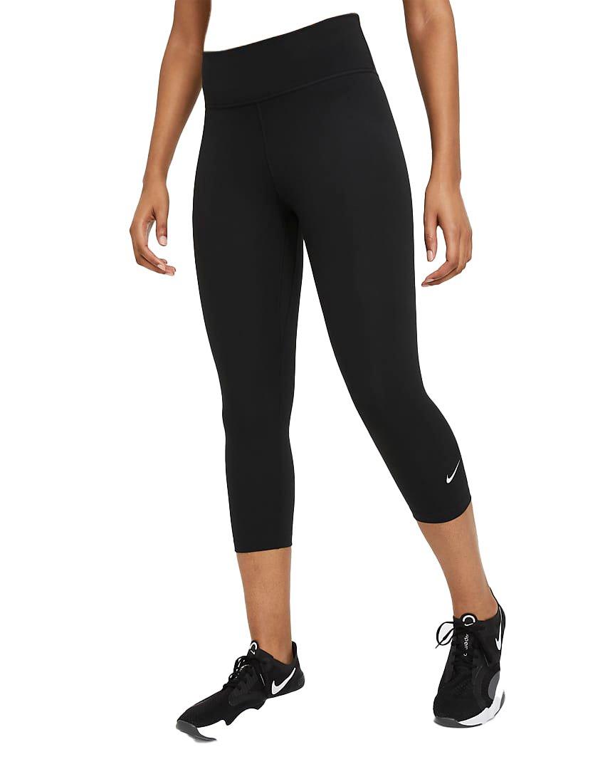 Nike Women's One Capri Leggings - BLACK Thumbnail View 1
