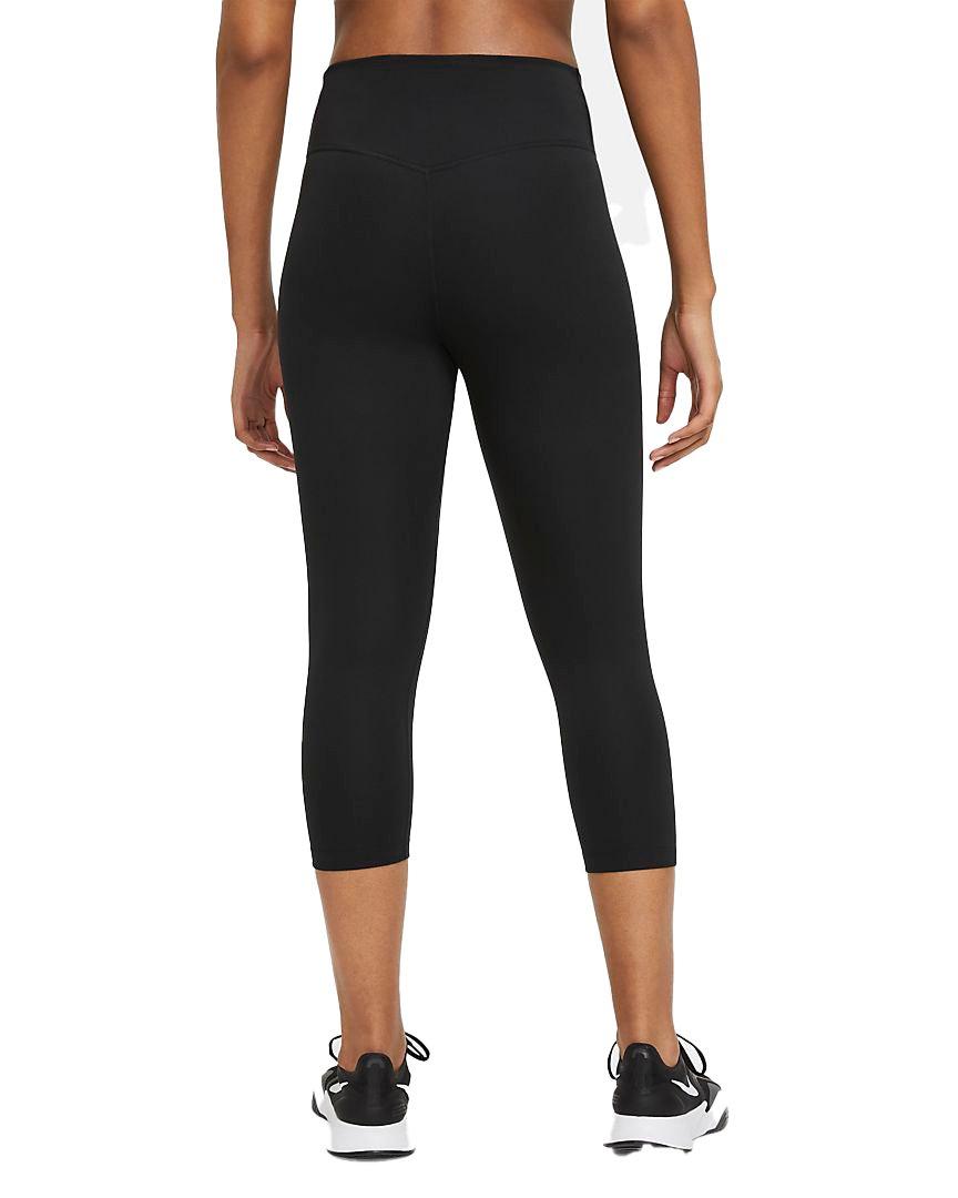 Nike Women's One Capri Leggings - BLACK Thumbnail View 2