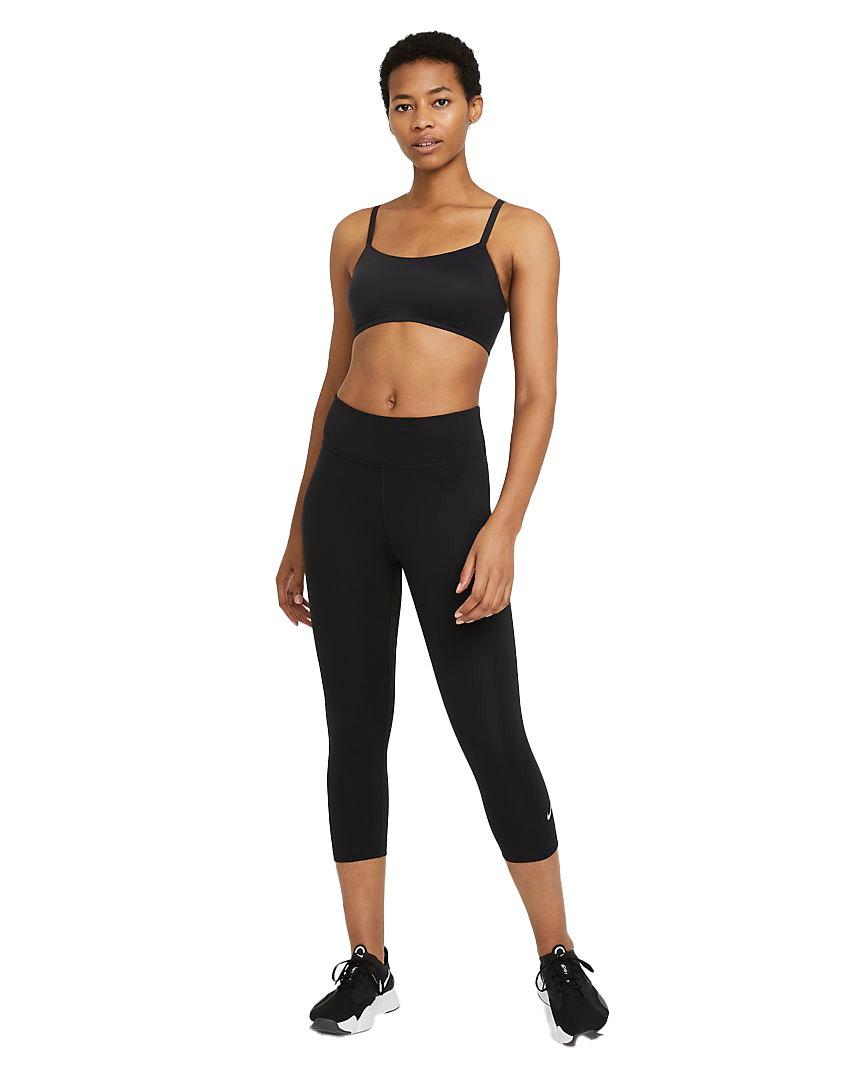 Nike Women's One Capri Leggings - BLACK Thumbnail View 4