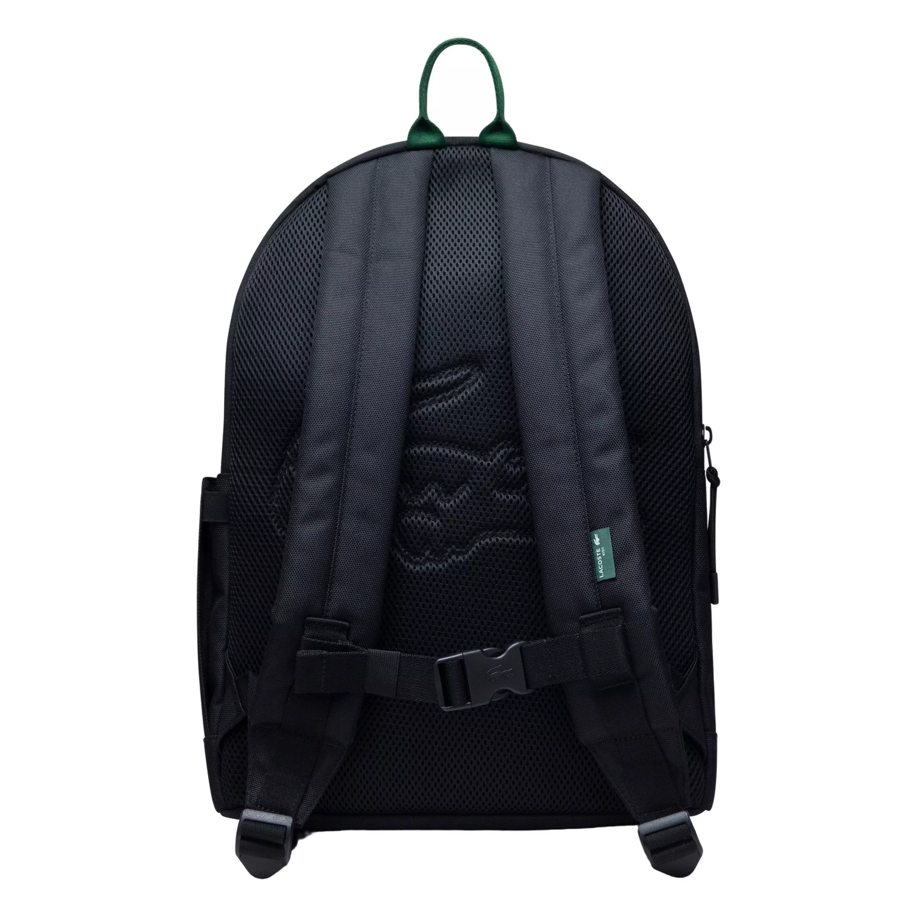 Lacoste Big Kids' Core Solid Backpack - Black - BLACK