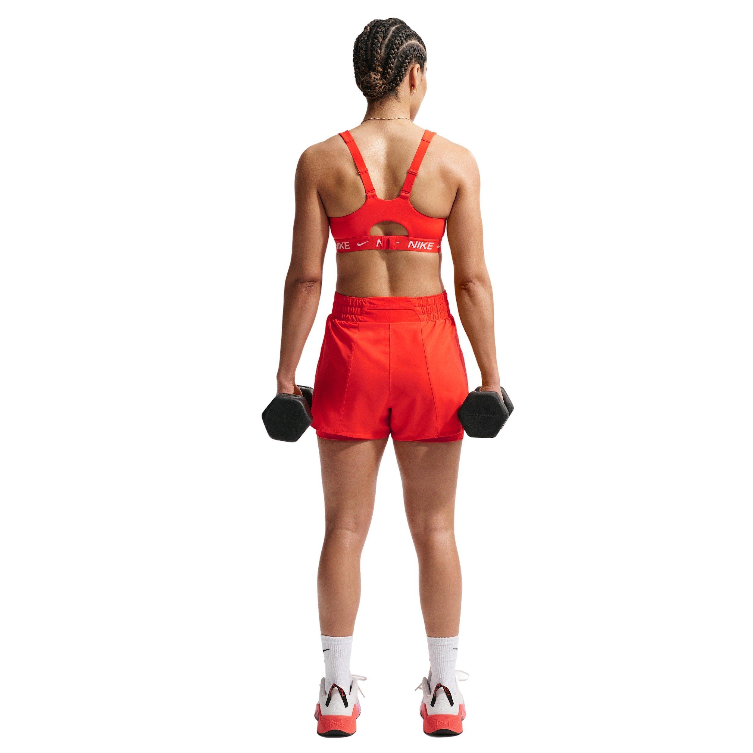 Nike Women's Indy High Support Padded Adjustable Sports Bra - Light Crimson - LIGHT CRIMSON Thumbnail View 5