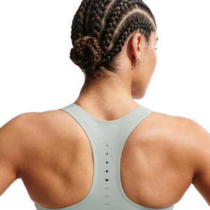 Nike Women's Swift High-Support Lightly Lined Sports Bra - Light Green/Silver - LIGHT GREEN/SILVER