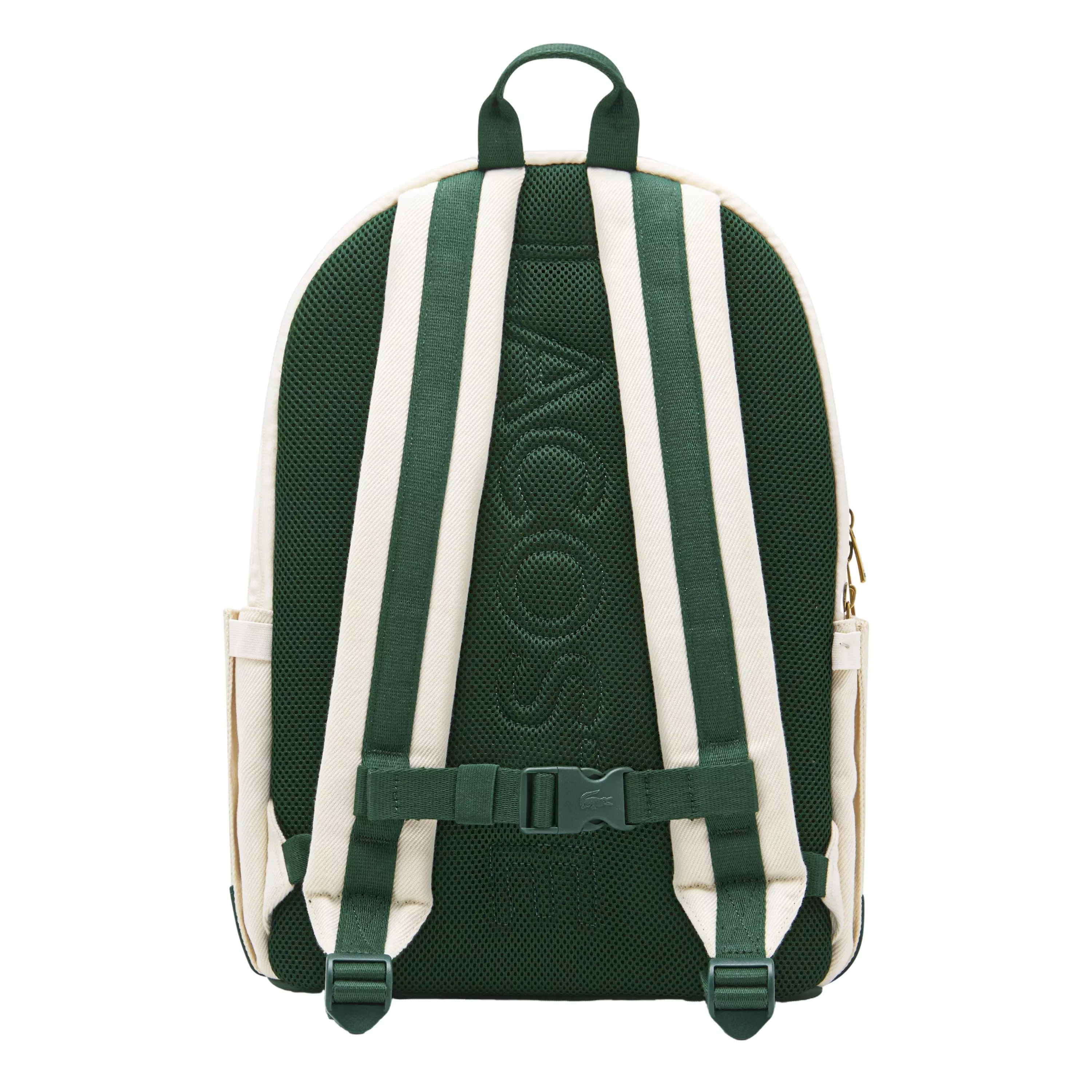 Lacoste Big Kids' Varsity Backpack - White/Green - WHITE