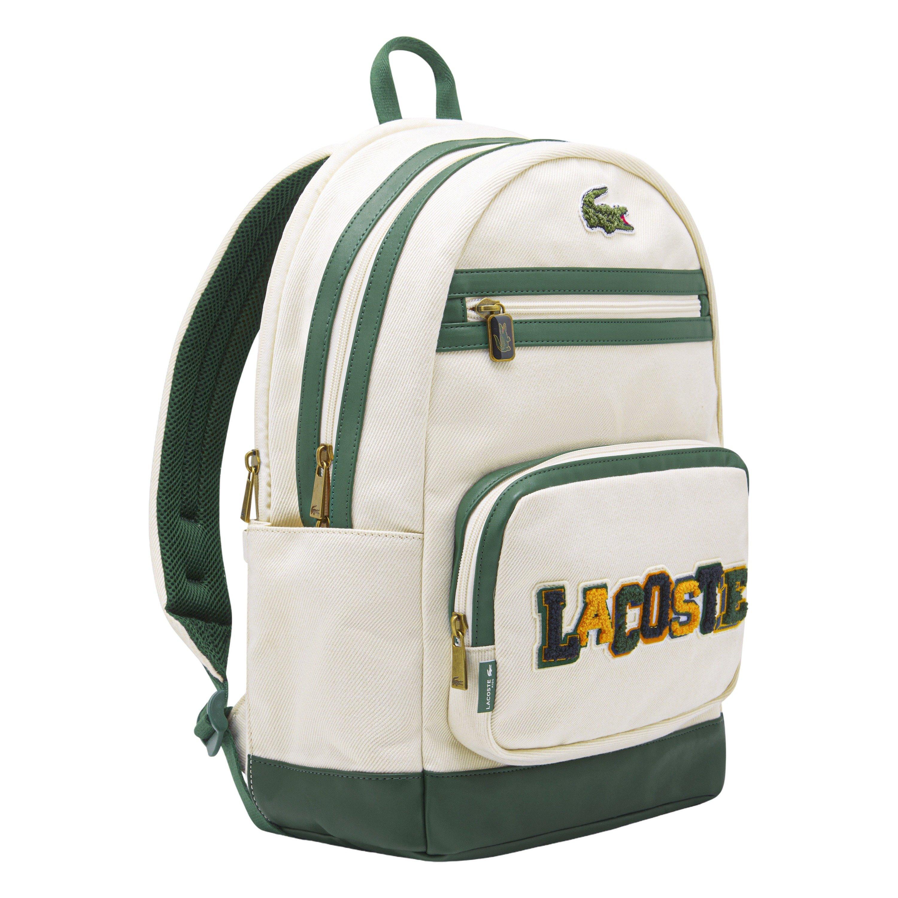 Lacoste Big Kids' Varsity Backpack - White/Green