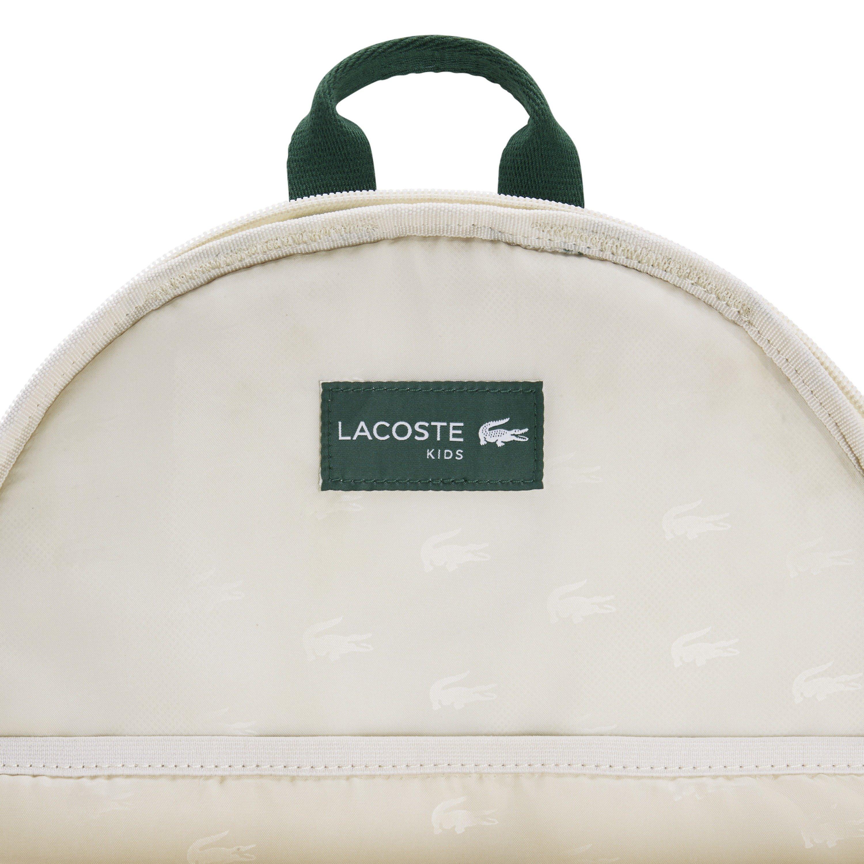 Lacoste Big Kids' Varsity Backpack - White/Green