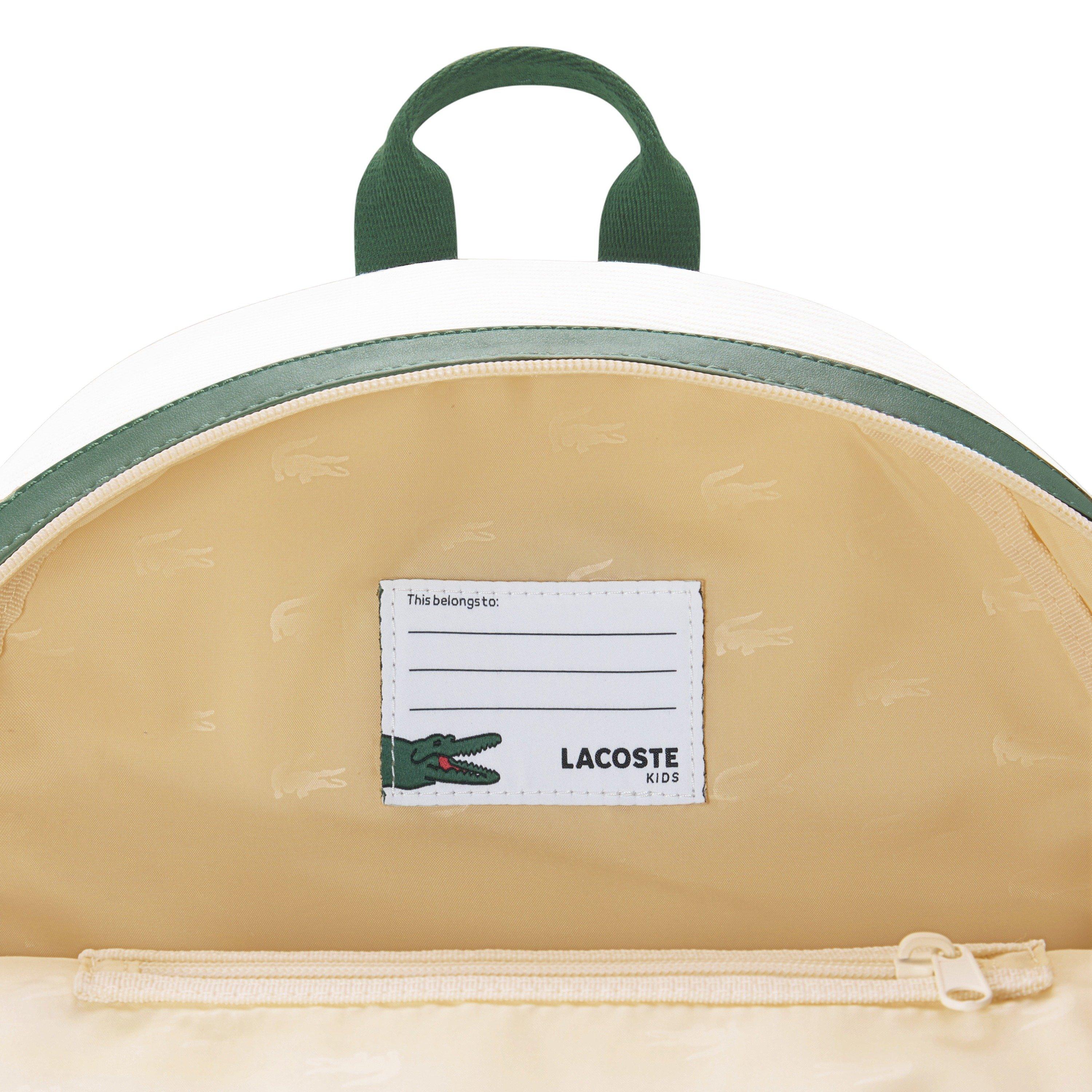 Lacoste Big Kids' Varsity Backpack - White/Green