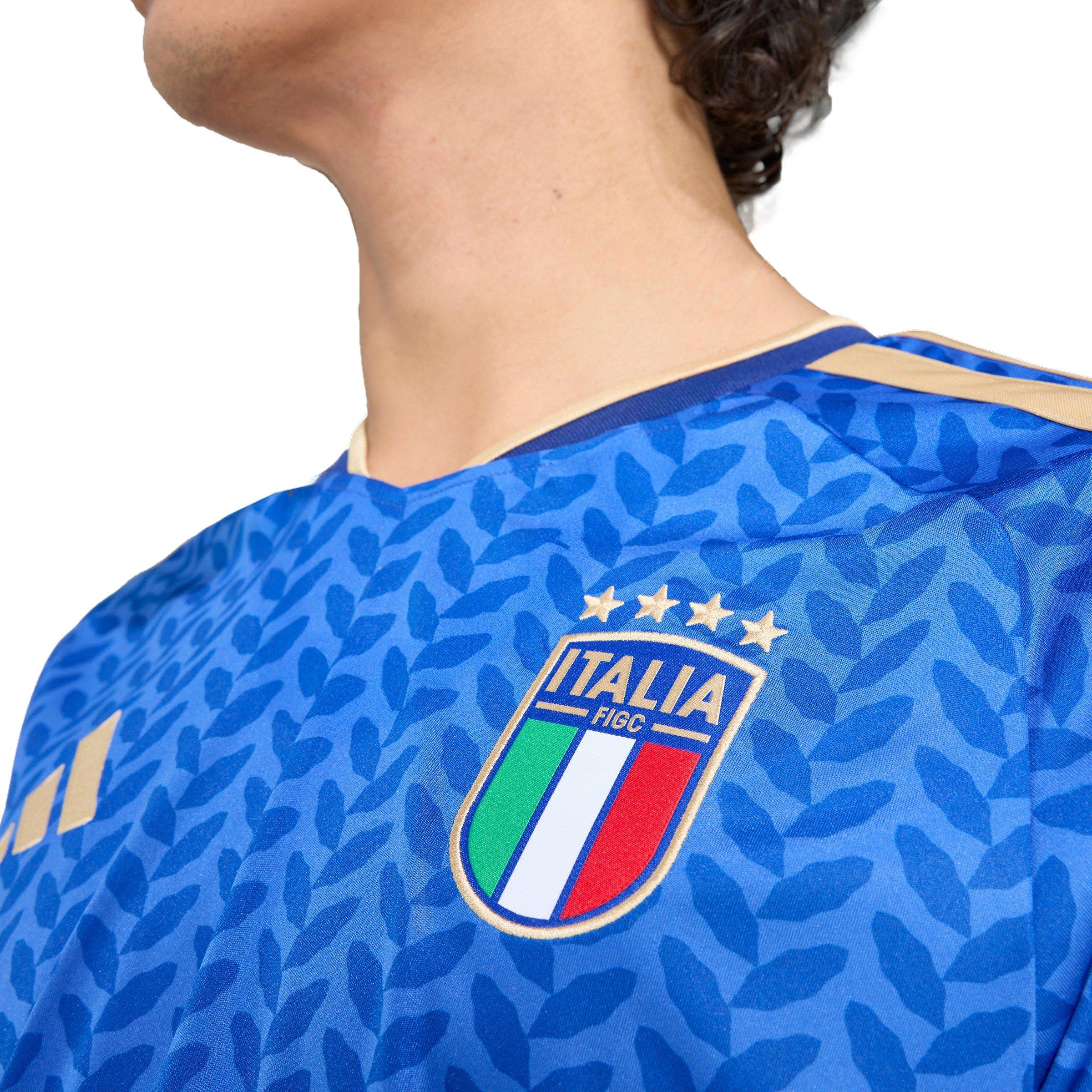 adidas Italy 2026 Authentic Home Jersey Blue Men's | Hibbett