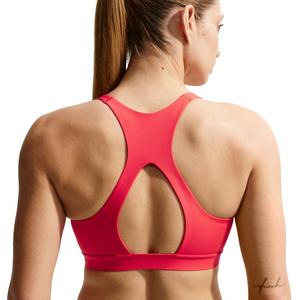 Nike Women's Universa Medium-Support Padded Sports Bra - Light Crimson