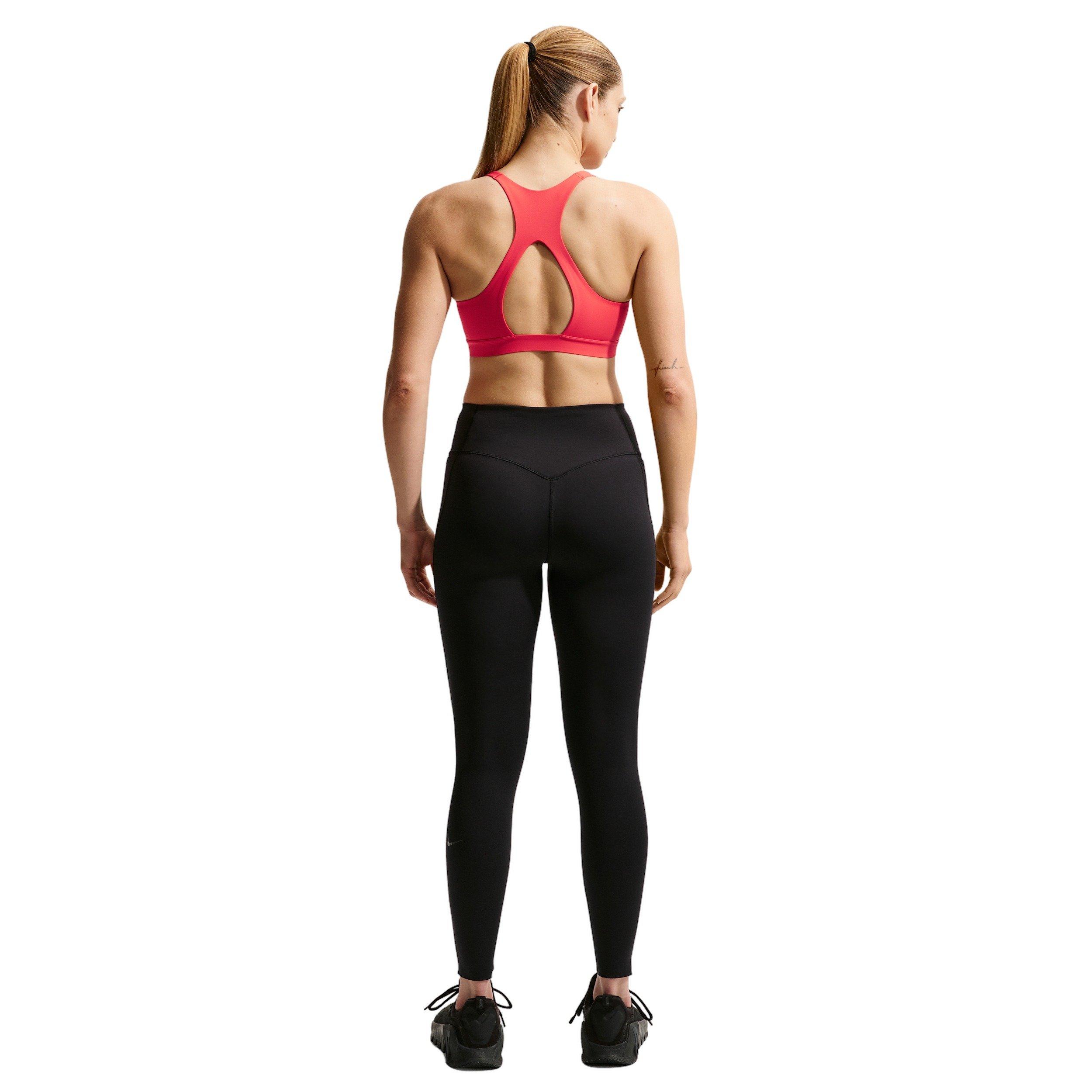 Nike Women's Universa Medium-Support Padded Sports Bra - Light Crimson - LIGHT CRIMSON Thumbnail View 5