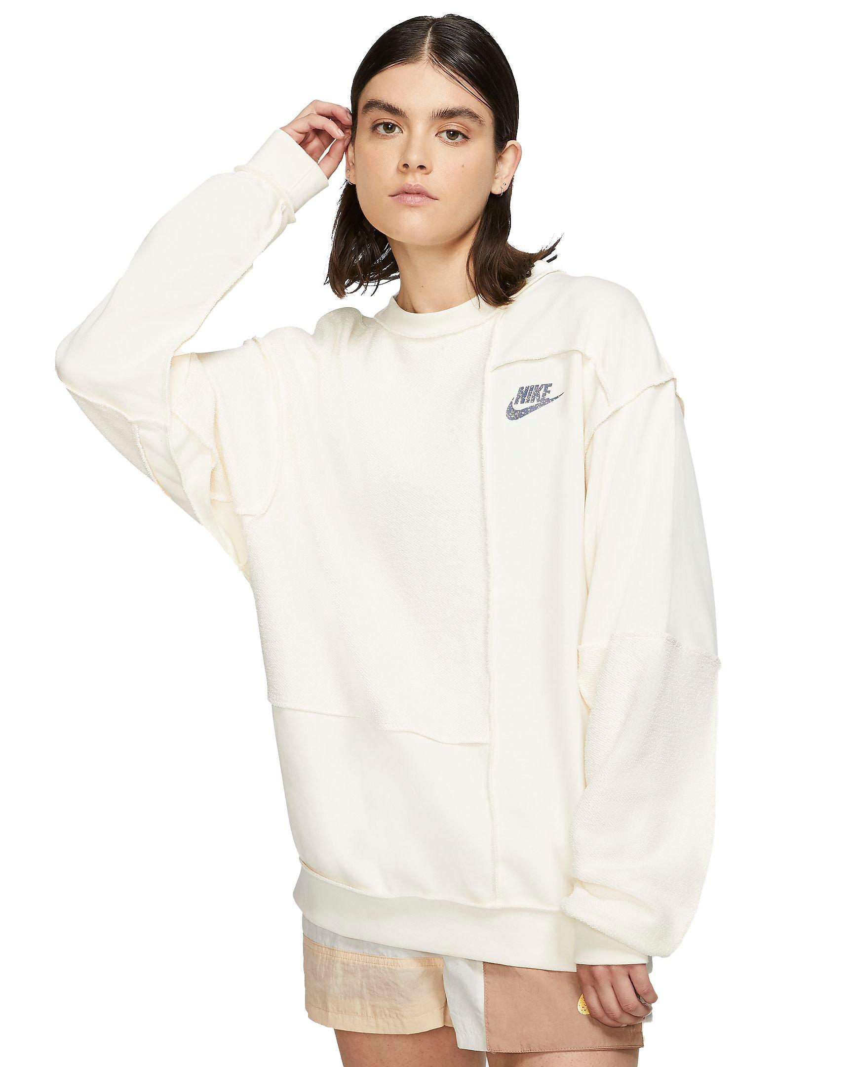 nike women's sportswear icon clash fleece crewneck sweatshirt