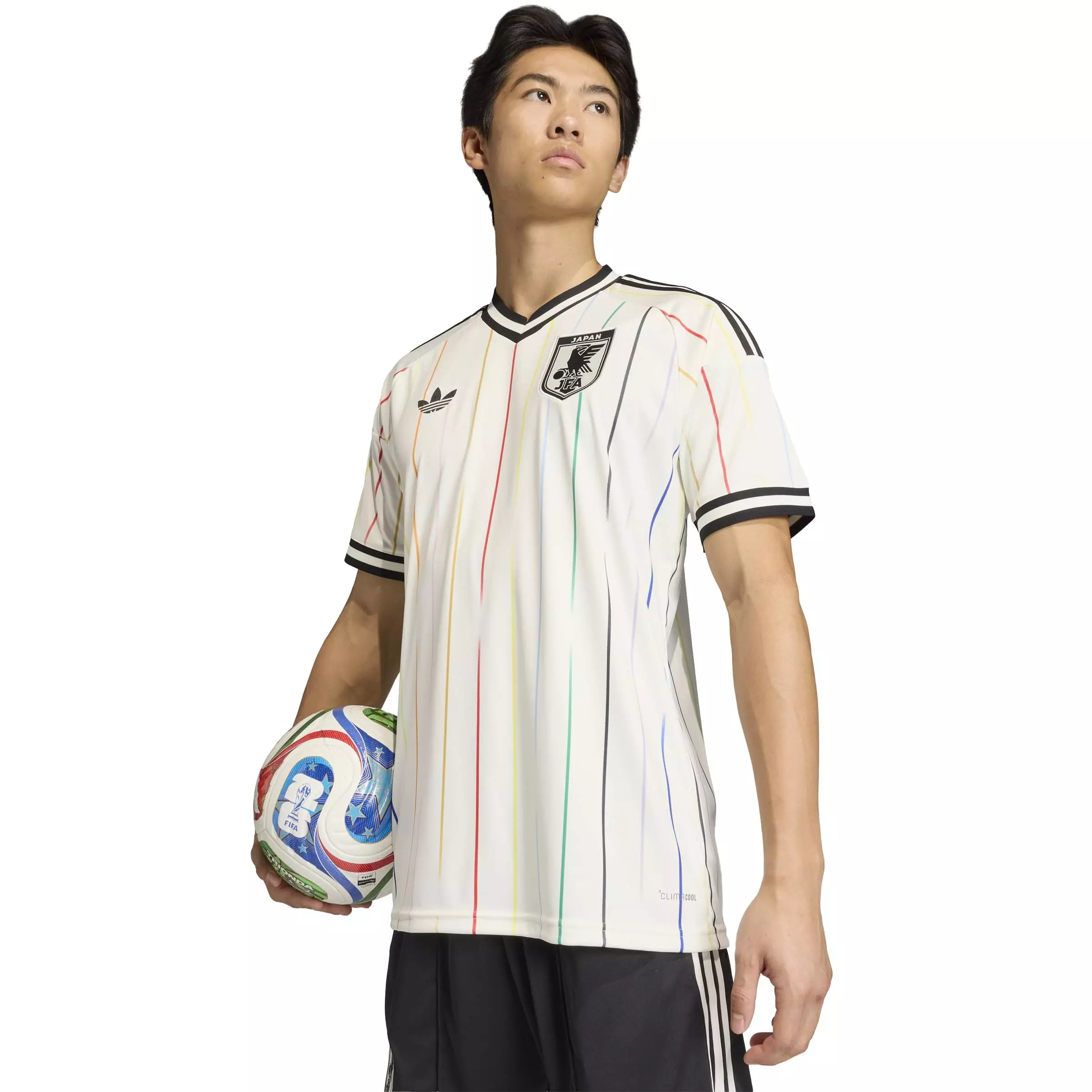 adidas Japan FIFA World Cup 2026 Replica Away Jersey - WHITE/BLACK