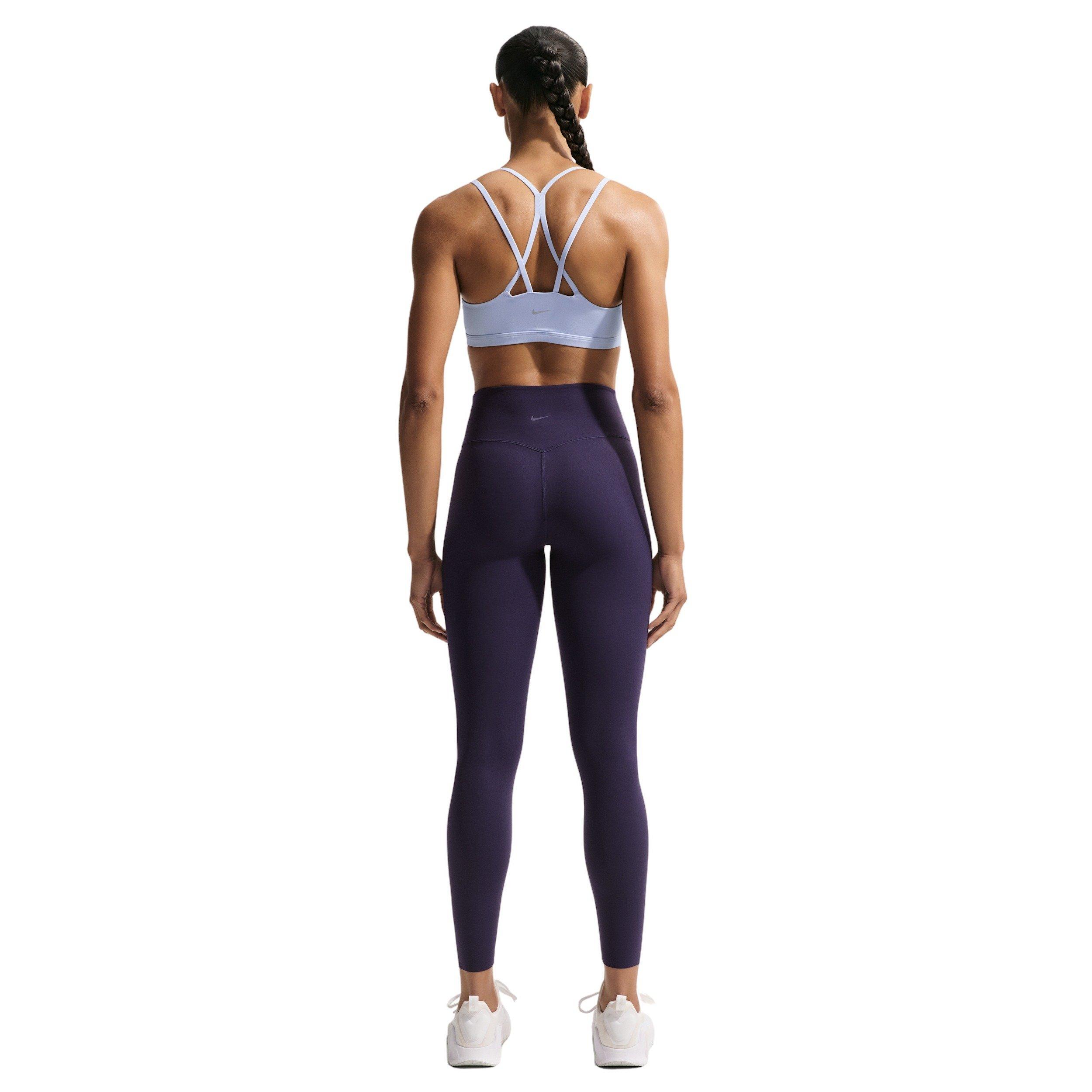 Nike Women's Zenvy Strappy Light-Support Padded Sports Bra - BLUE/GREY Thumbnail View 5