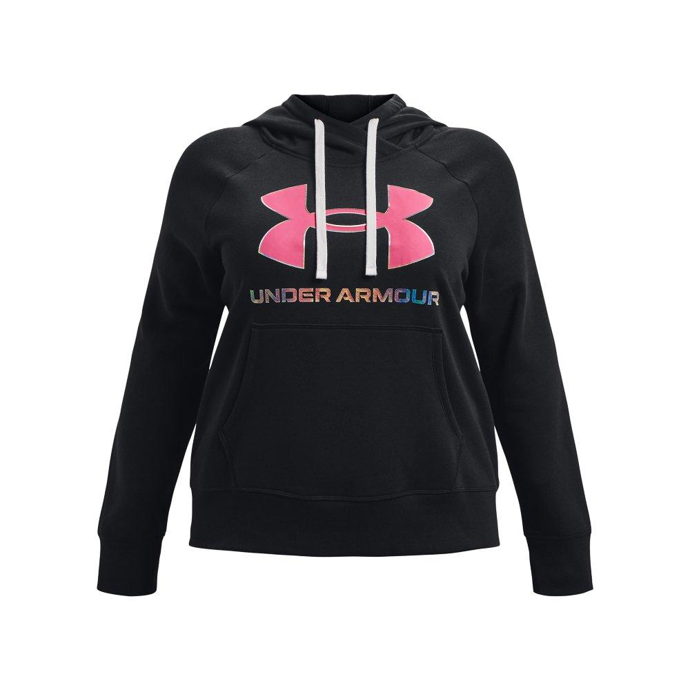 Under Armour - Womens Rival Bl Fill Hoodie Fleece Top, Color