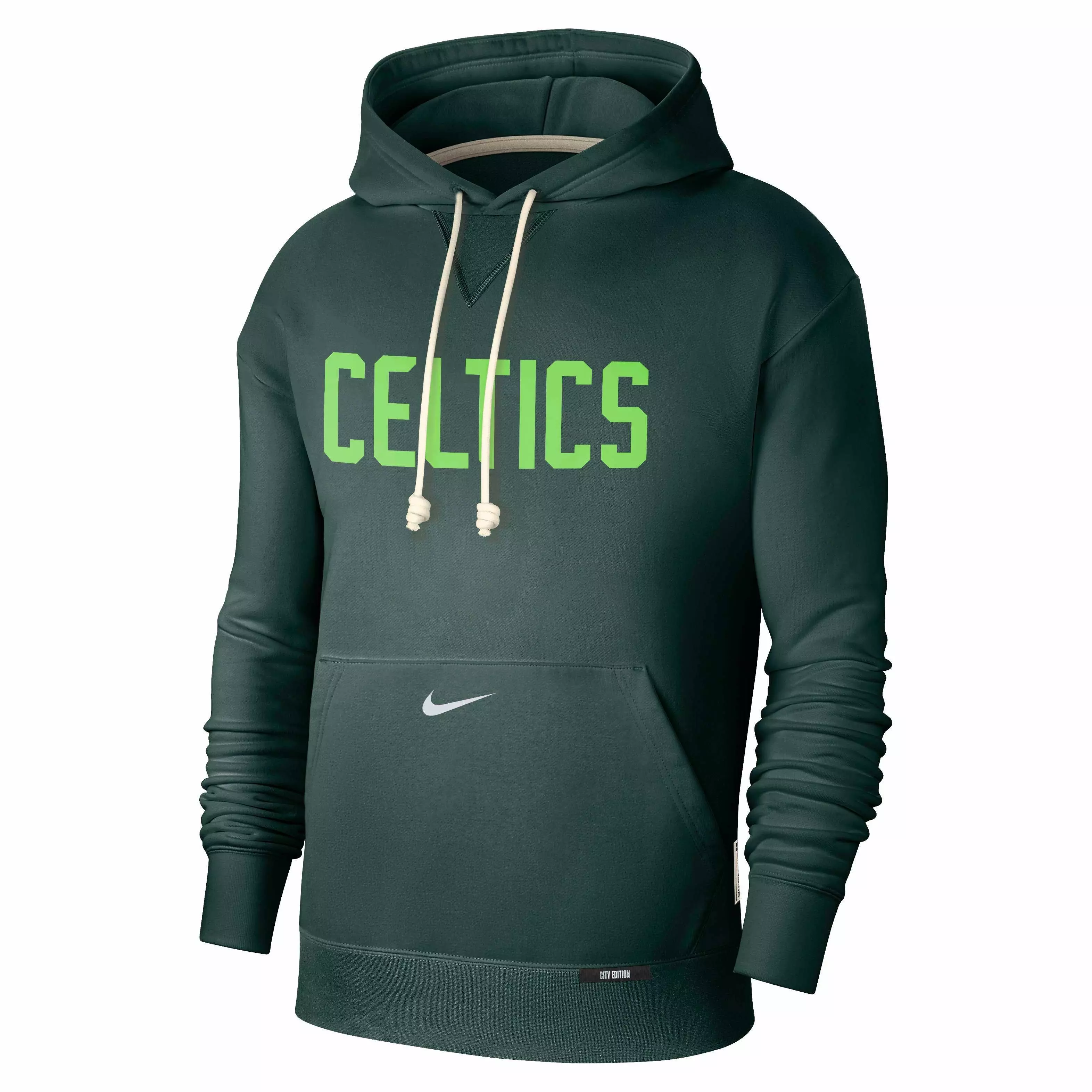 Nike Men's Dri-FIT NBA Boston Celtics Courtside Standard Issue CE Hoodie - GREEN