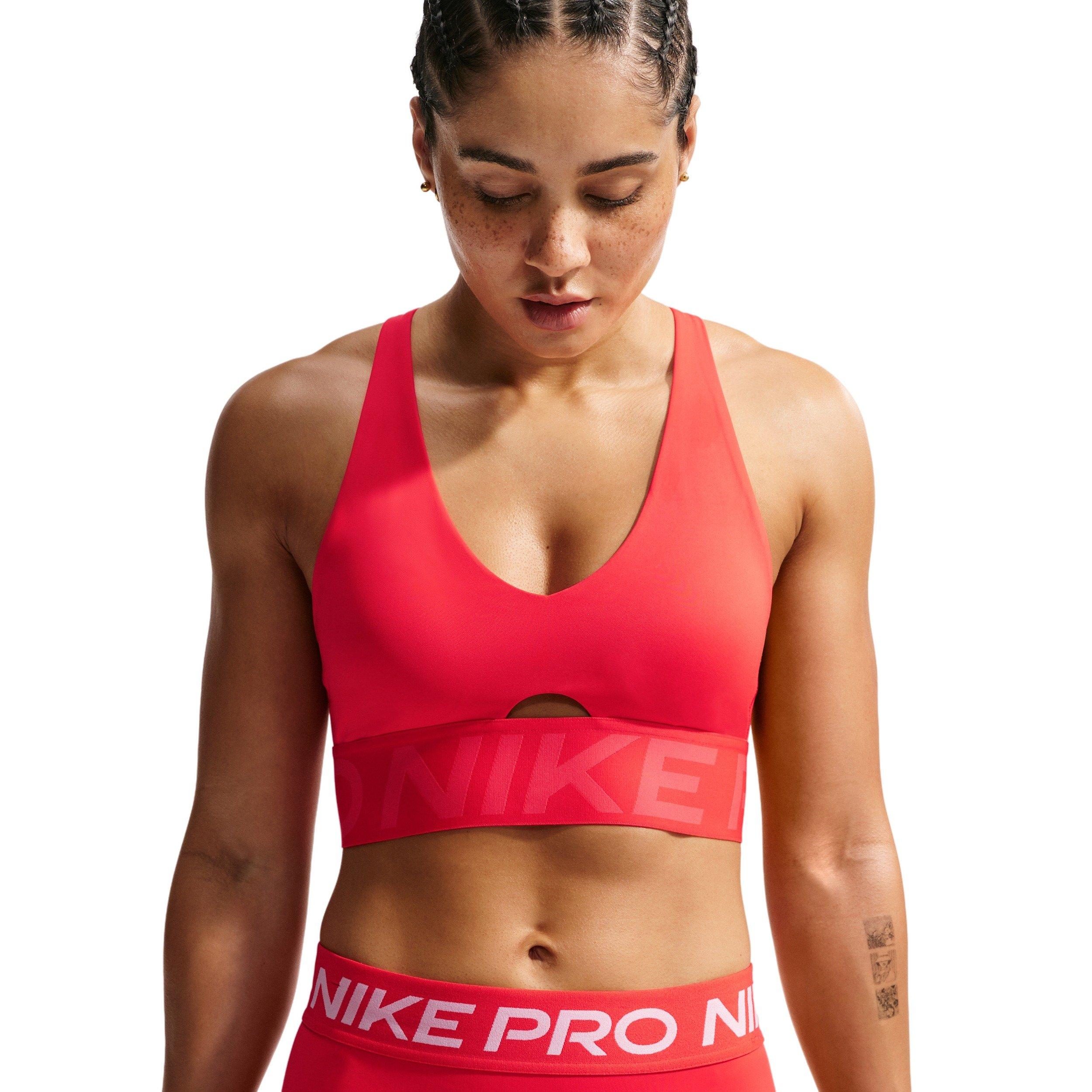 Nike Women's Pro Sculpt Medium-Support Padded Sports Bra - Light Crimson - LIGHT CRIMSON Thumbnail View 3