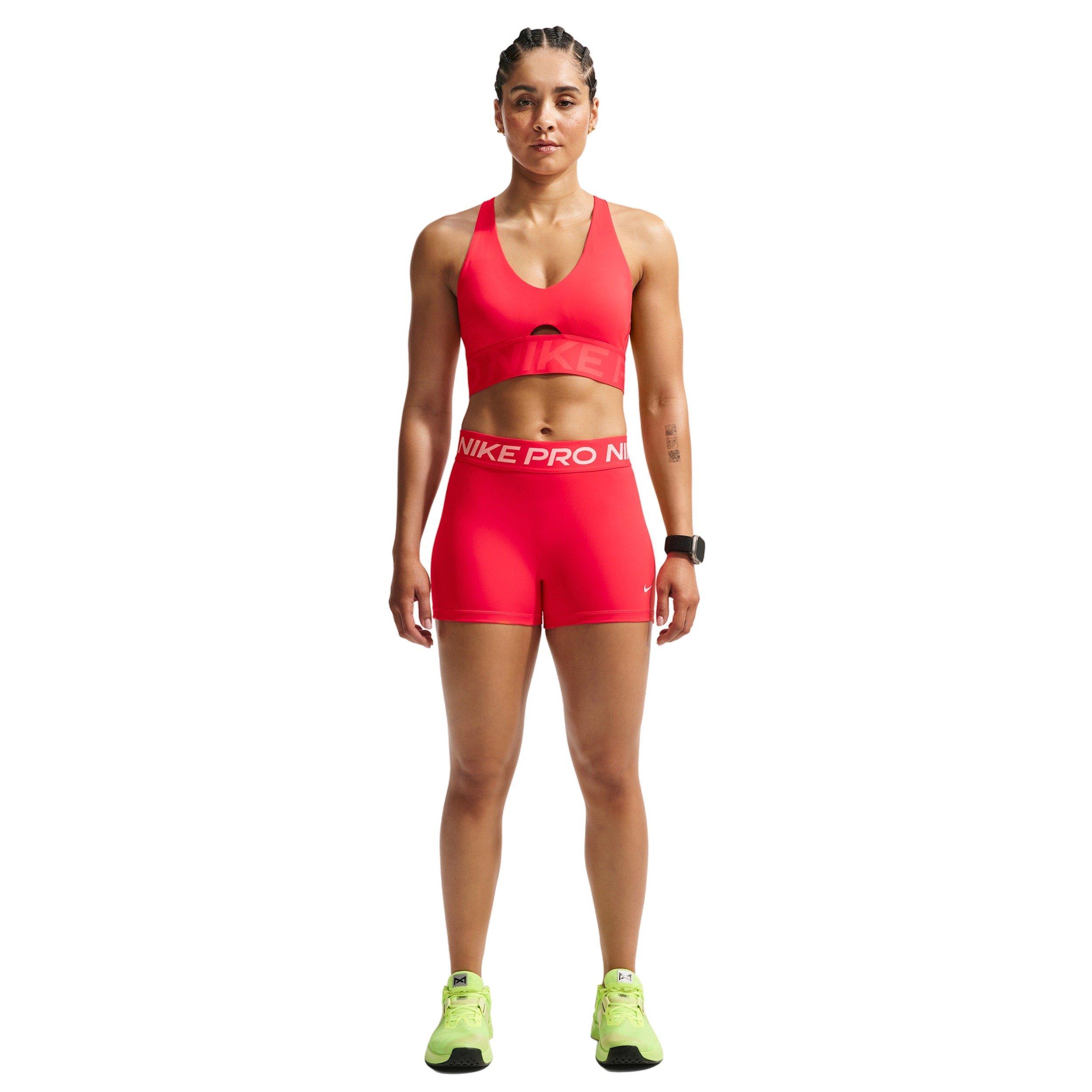 Nike Women's Pro Sculpt Medium-Support Padded Sports Bra - Light Crimson - LIGHT CRIMSON Thumbnail View 4