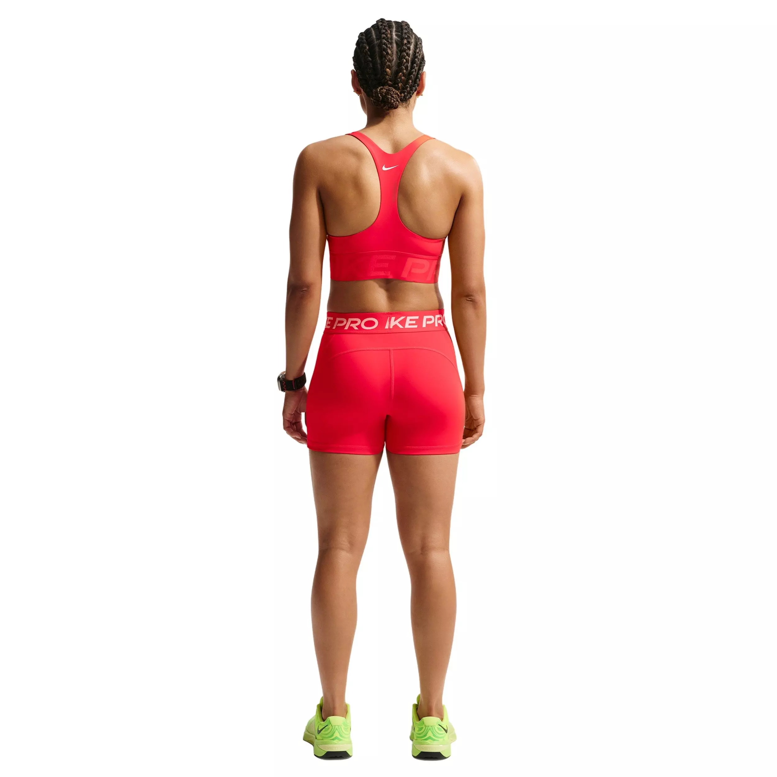 Nike Women's Pro Sculpt Medium-Support Padded Sports Bra - Light Crimson - LIGHT CRIMSON