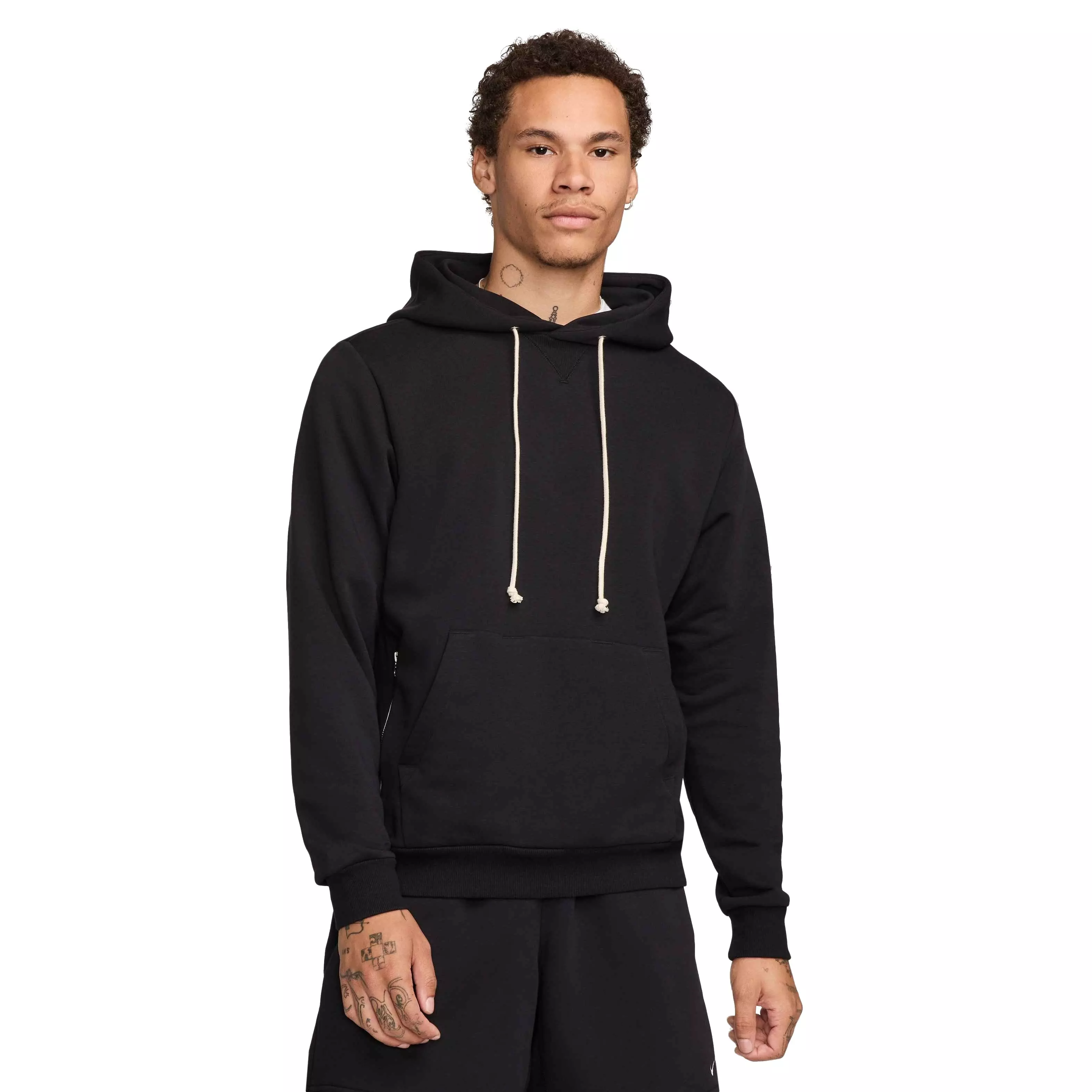 Nike Men's Standard Issue Dri-FIT Pullover Basketball Hoodie - BLACK