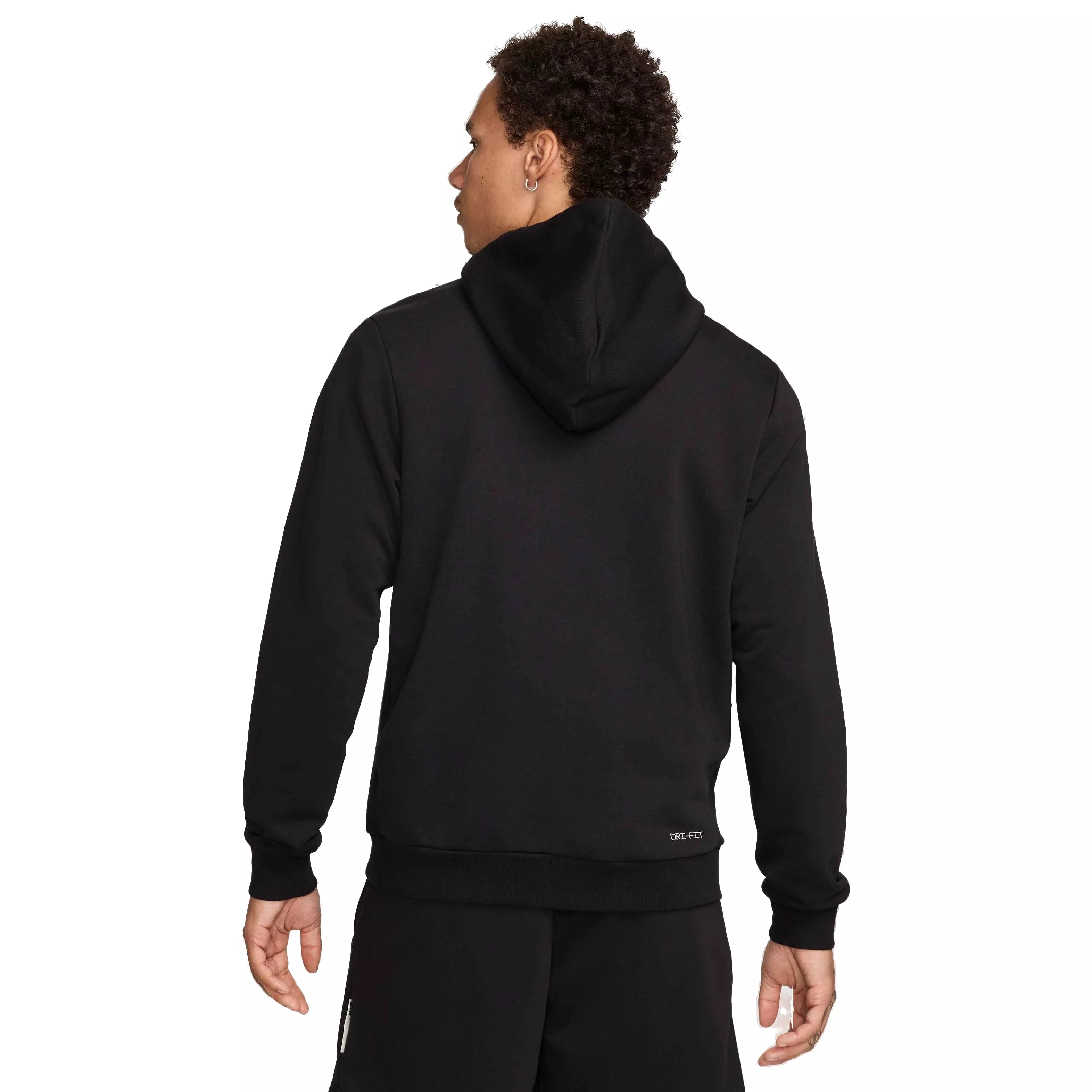Nike Men's Standard Issue Dri-FIT Pullover Basketball Hoodie - BLACK