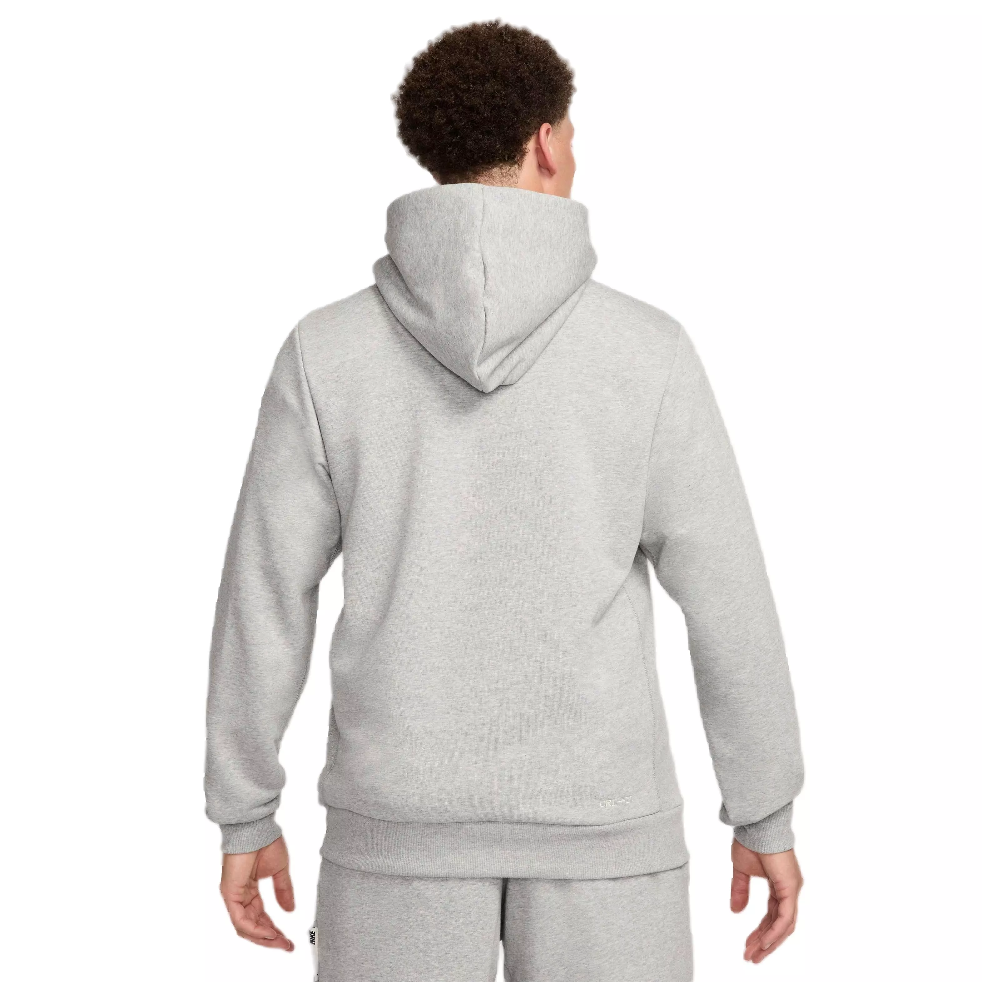 Nike Men's Standard Issue Dri-FIT Pullover Basketball Hoodie - DK GREY