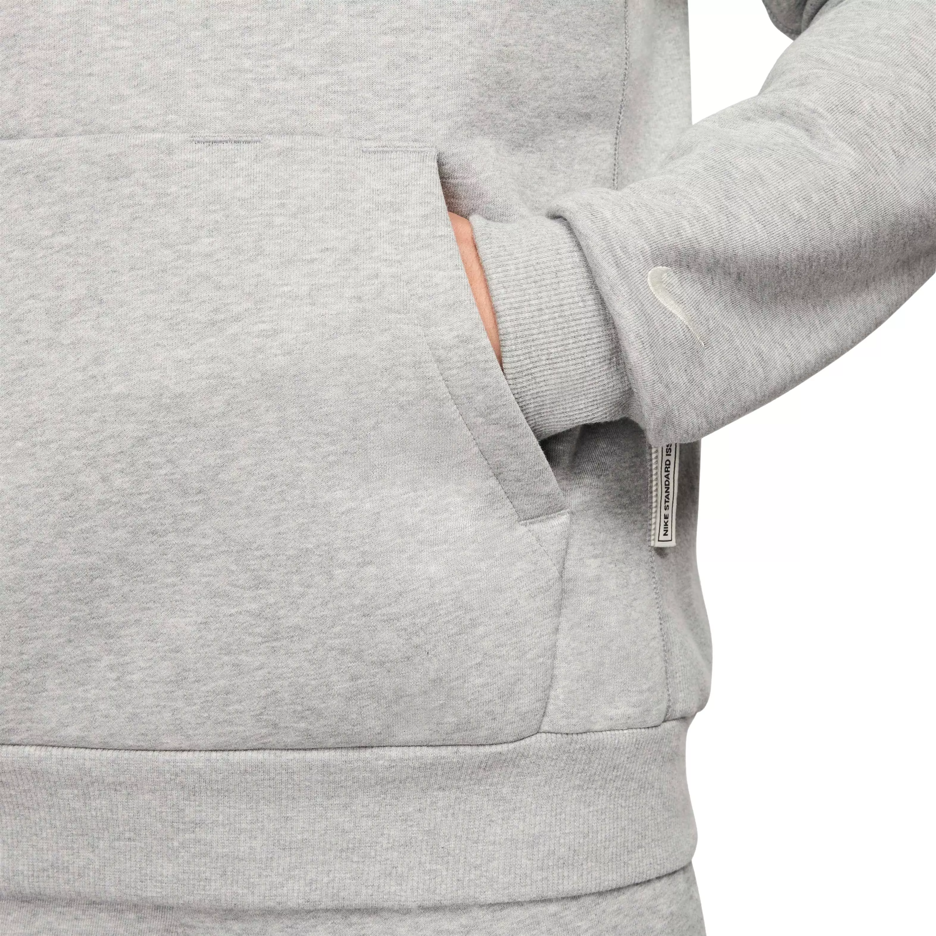 Nike Men's Standard Issue Dri-FIT Pullover Basketball Hoodie - DK GREY