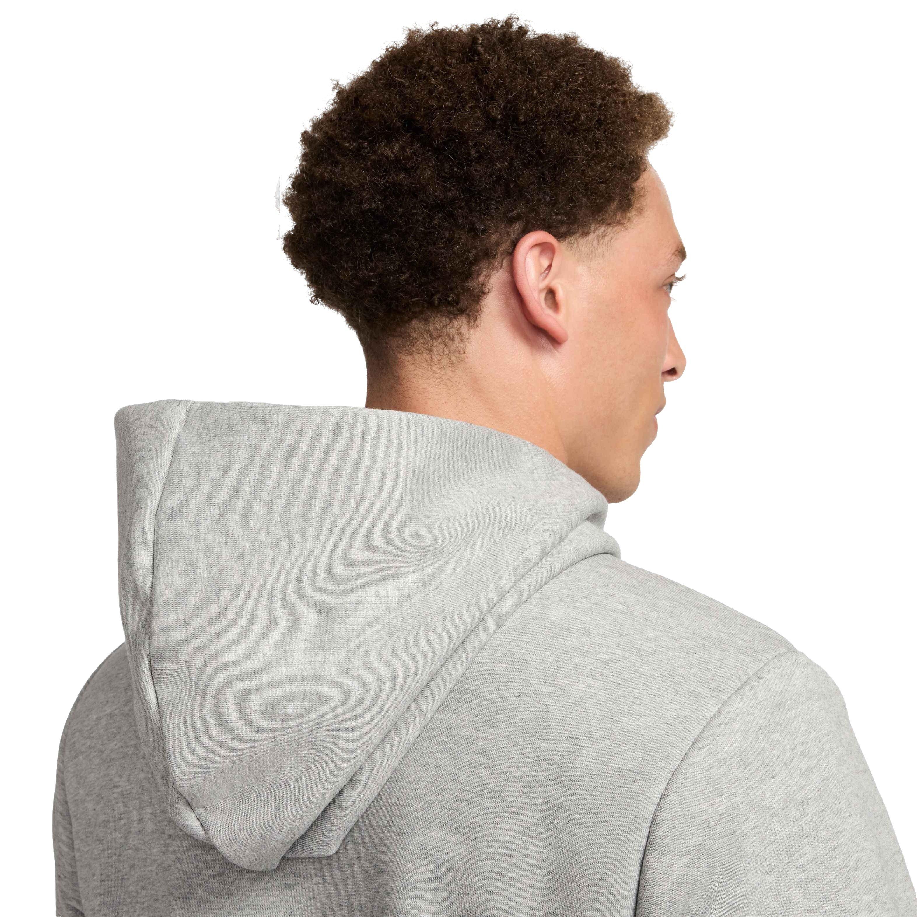 Nike Men's Standard Issue Dri-FIT Pullover Basketball Hoodie - DK GREY Thumbnail View 8