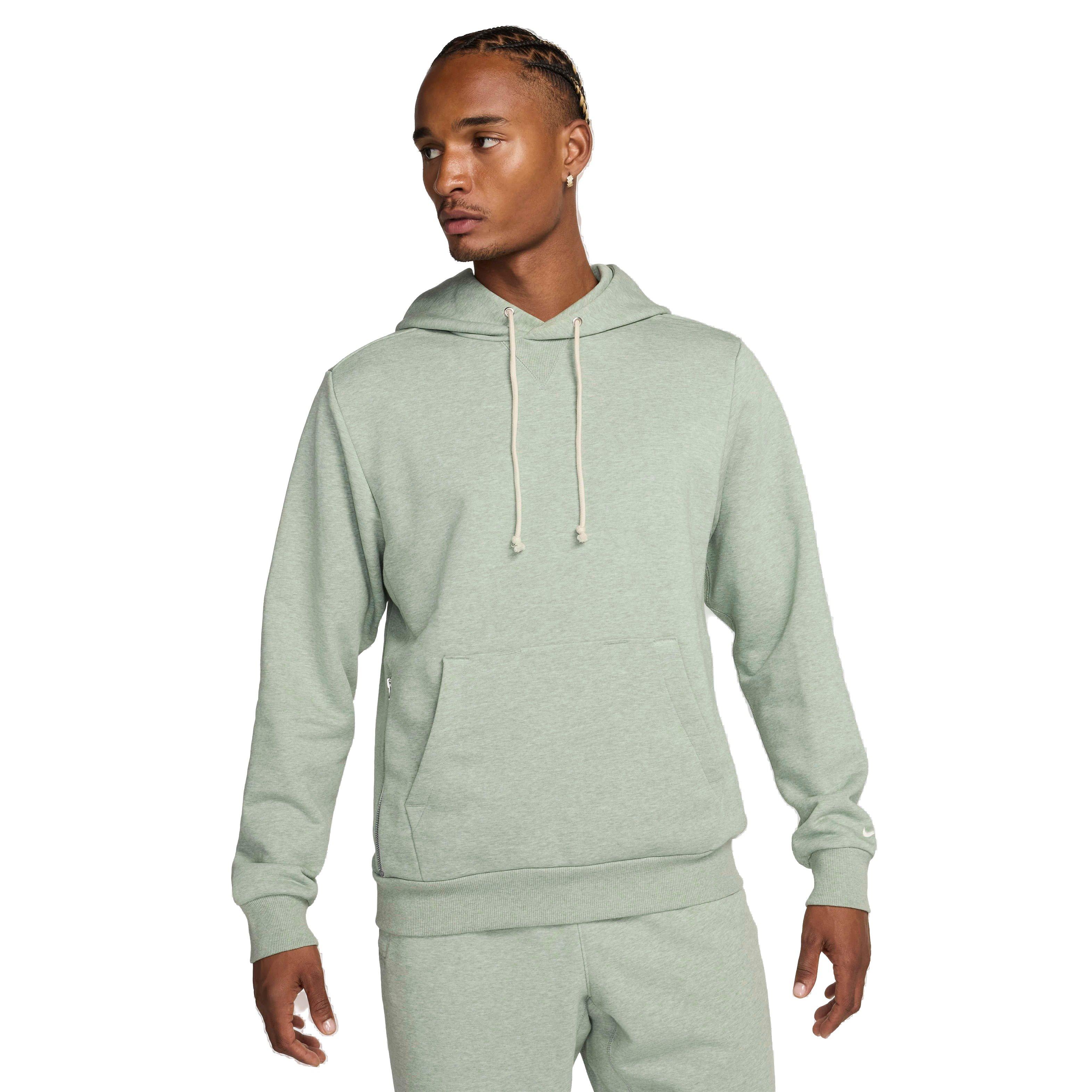 Nike Men's Standard Issue Dri-FIT Pullover Basketball Hoodie - GREEN Thumbnail View 1