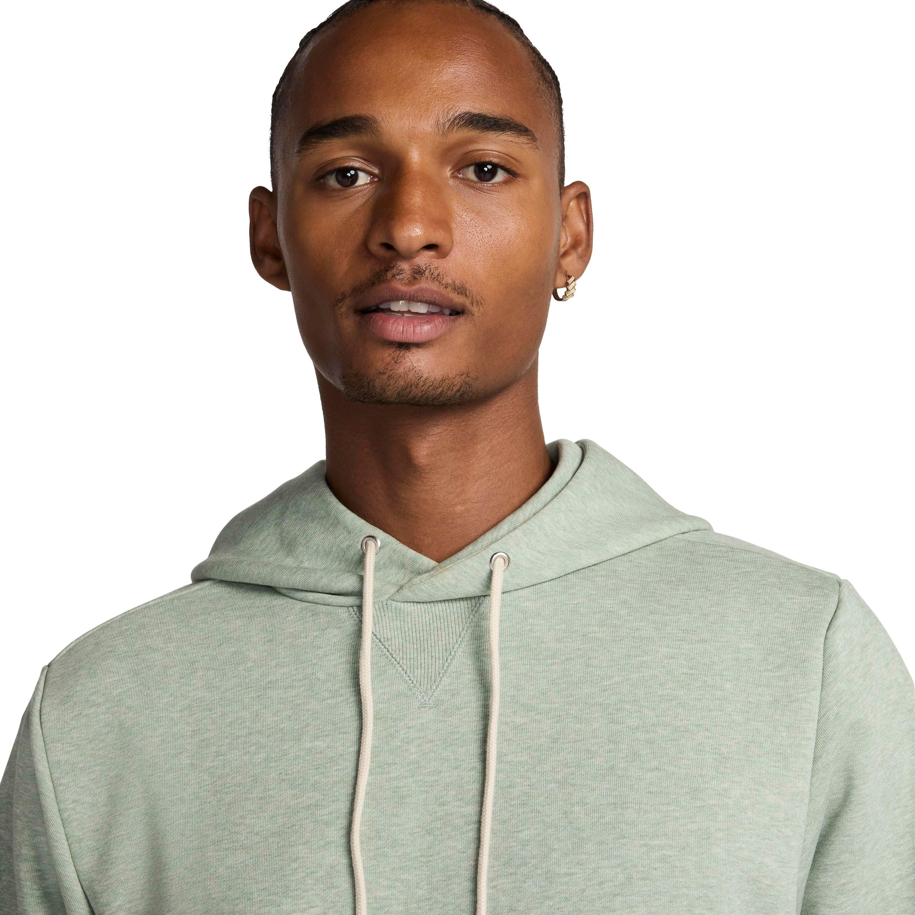 Nike Men's Standard Issue Dri-FIT Pullover Basketball Hoodie - GREEN Thumbnail View 3