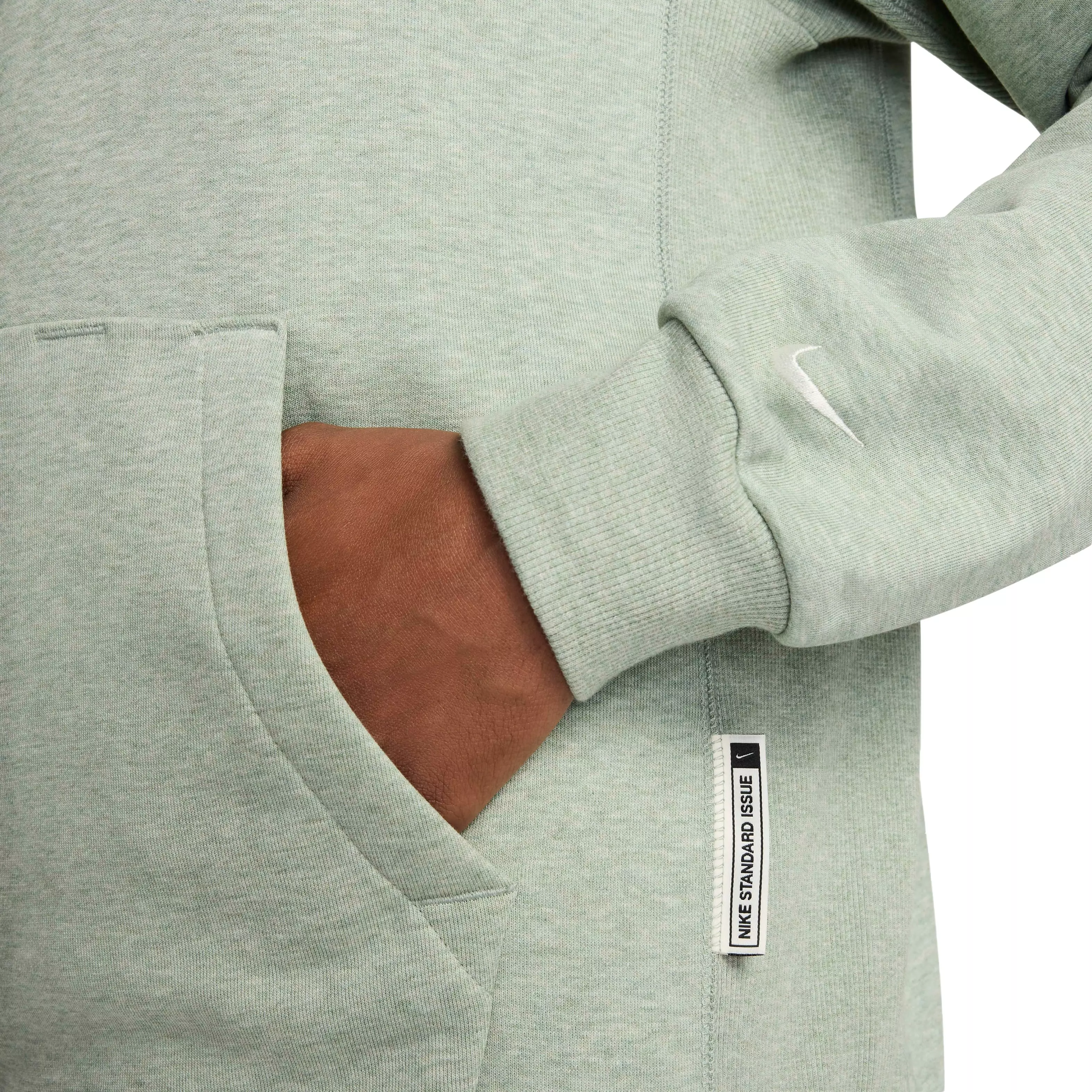 Nike Men's Standard Issue Dri-FIT Pullover Basketball Hoodie - GREEN