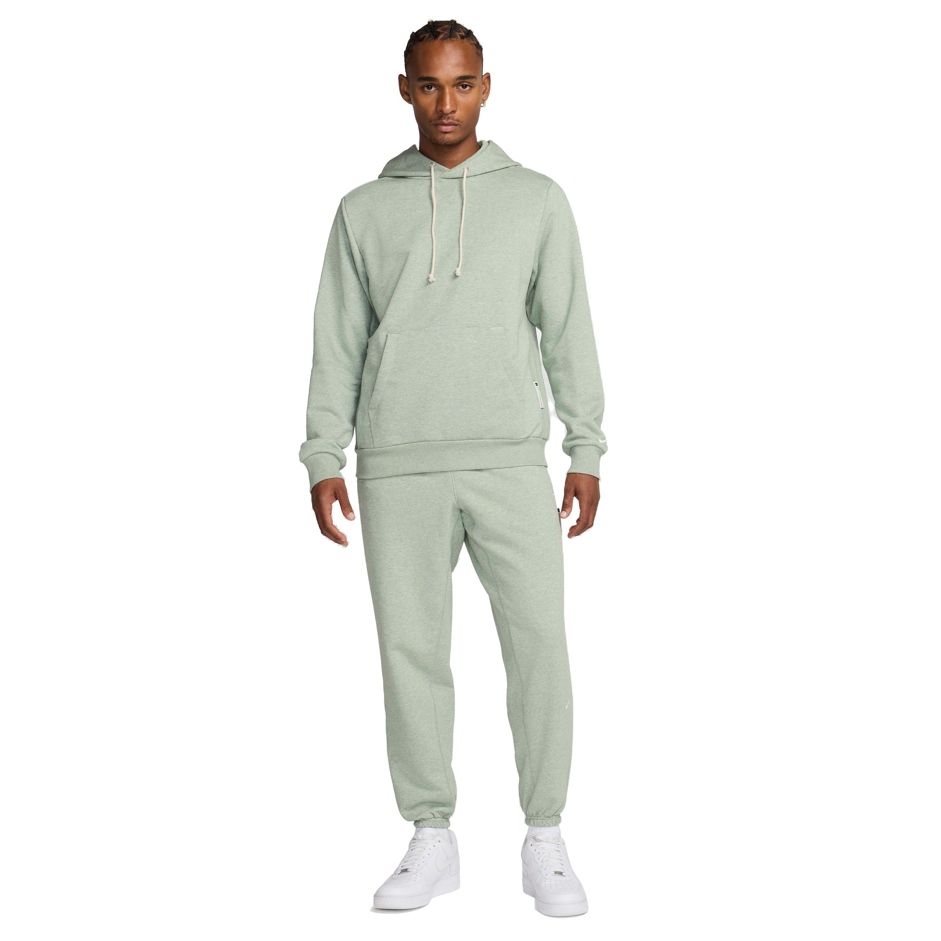 Nike Men's Standard Issue Dri-FIT Pullover Basketball Hoodie - GREEN Thumbnail View 8