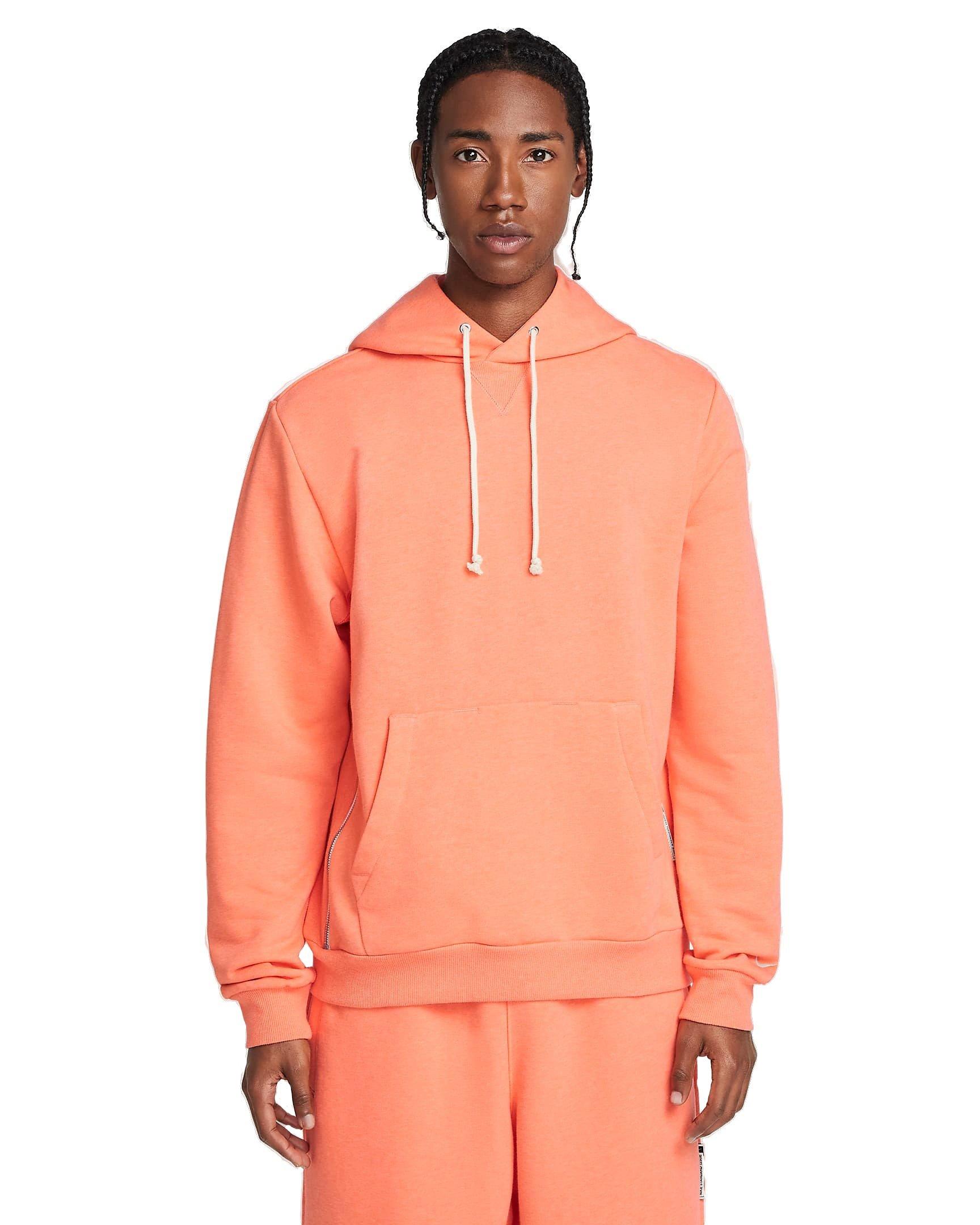 Nike Men's Standard Issue Dri-FIT Pullover Basketball Hoodie - ORANGE Thumbnail View 1