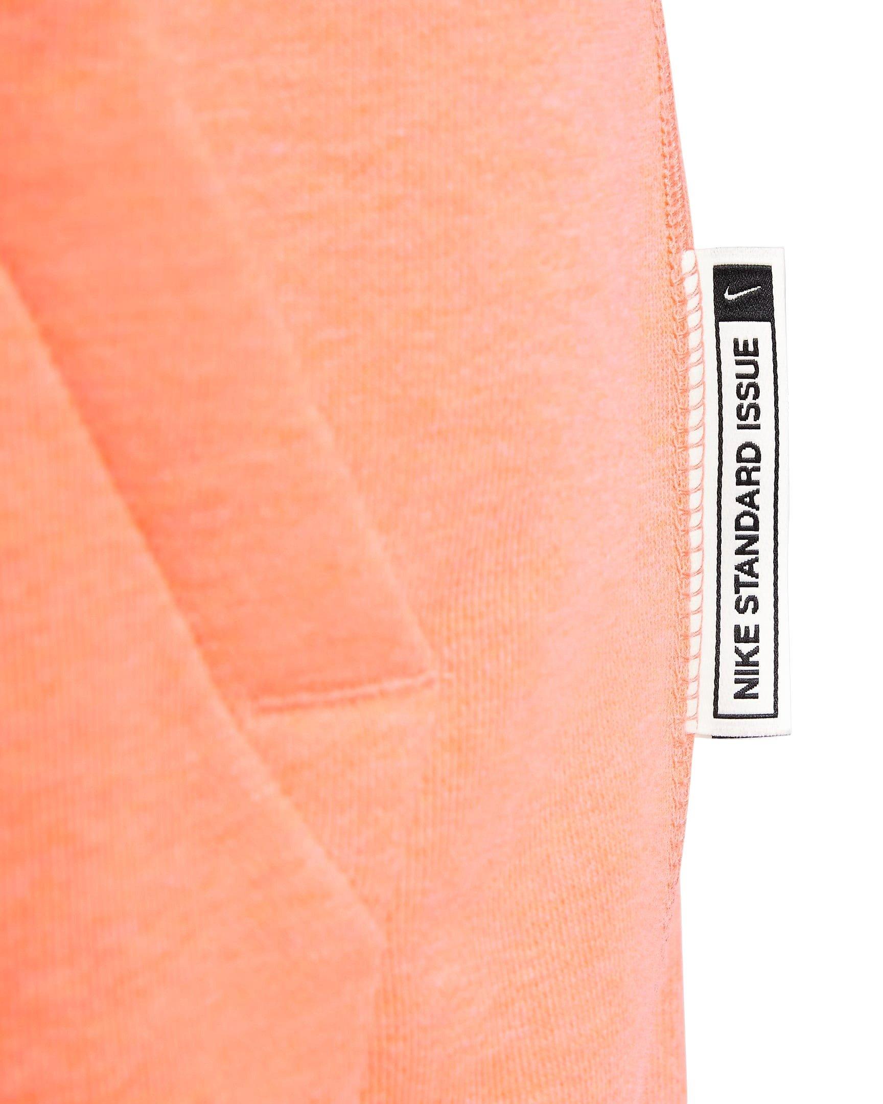 Nike Men's Standard Issue Dri-FIT Pullover Basketball Hoodie - ORANGE Thumbnail View 7