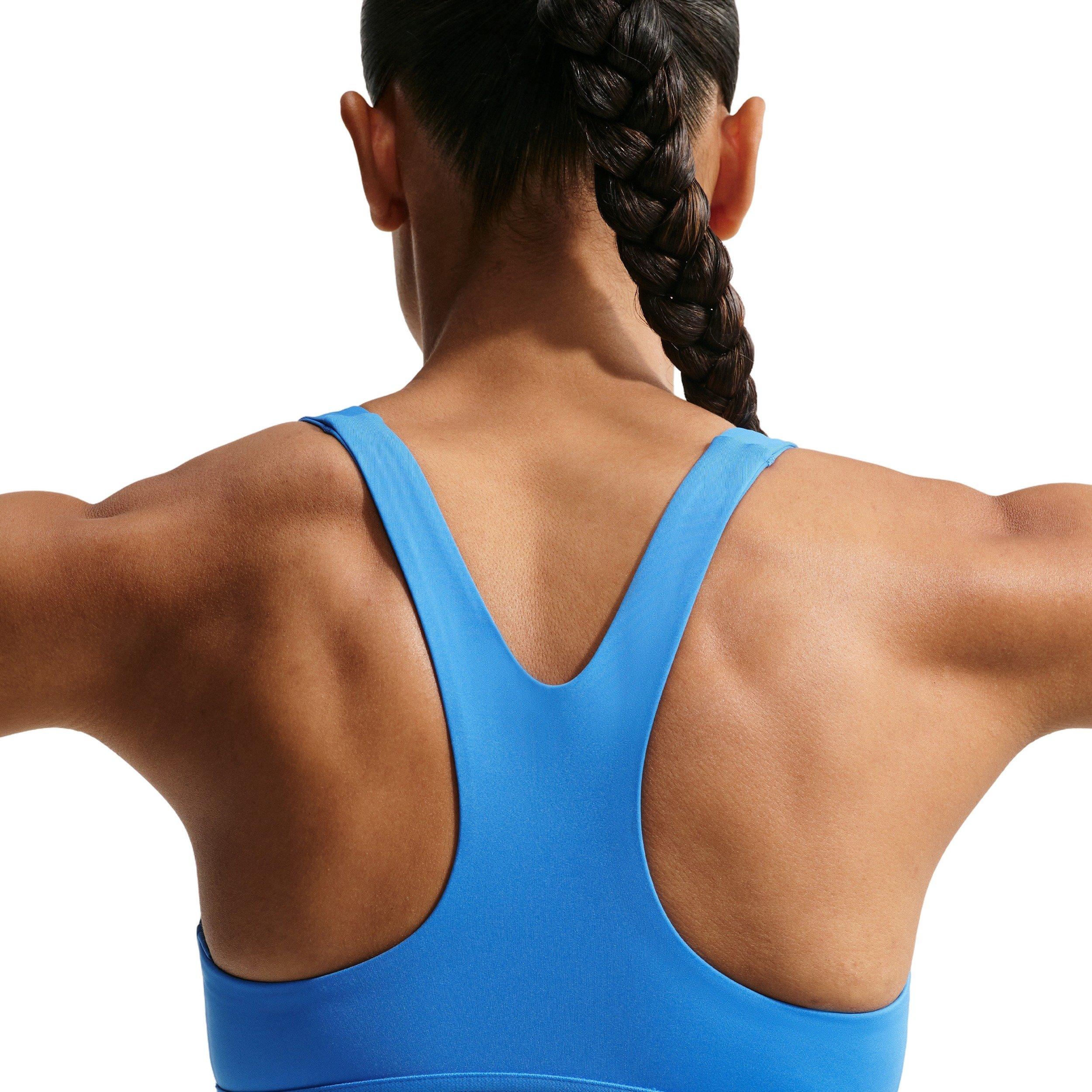 Nike Women's Pro Light-Support Non-Padded Sports Bra - Blue - BLUE Thumbnail View 2