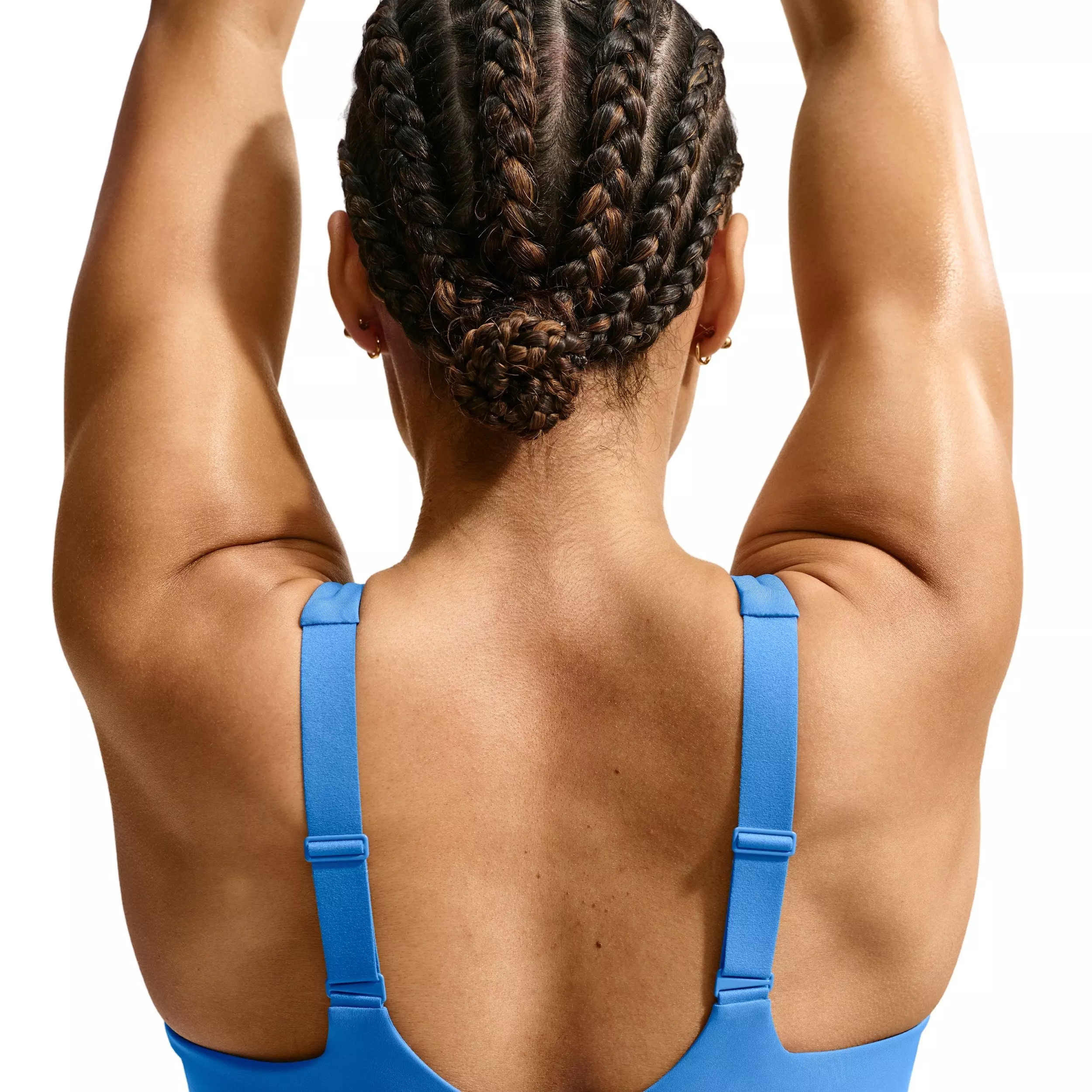 Nike Women's Pro Sculpt Medium-Support Sports Bra - Blue/Black - BLUE/BLACK