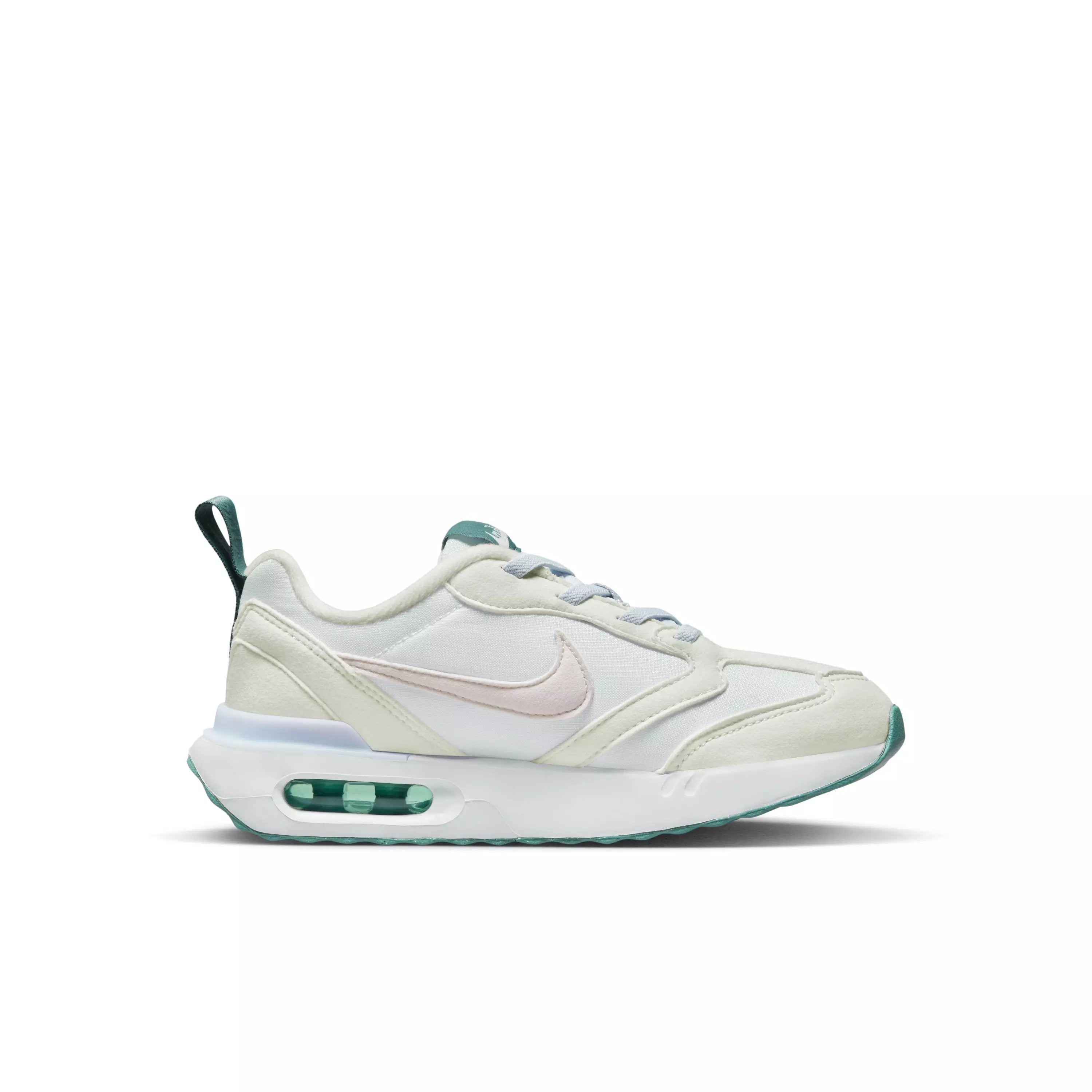 Nike Air Max Dawn "White/Pearl Pink/Summit White" Preschool Girls' Shoe - WHITE/PINK/WHITE