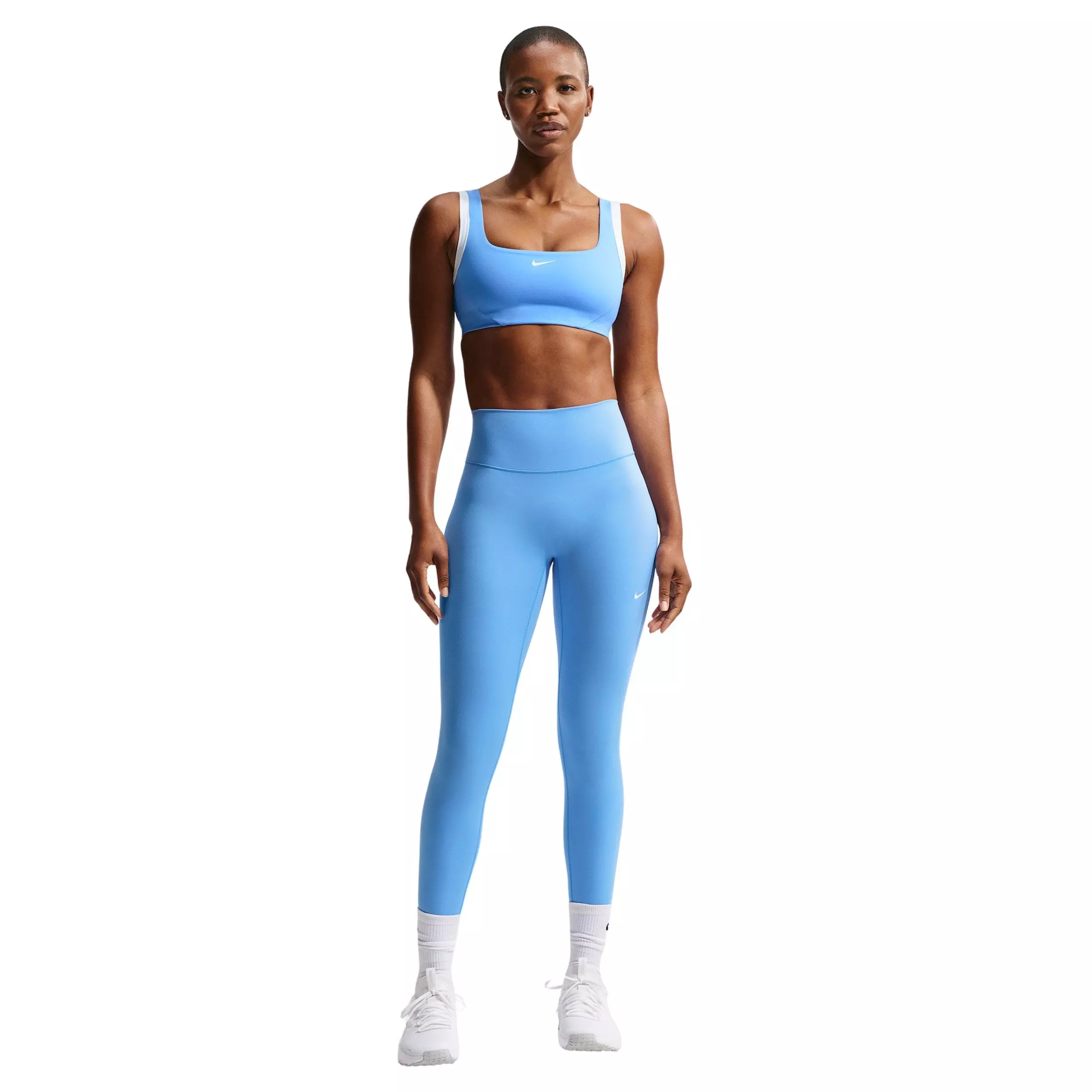 Nike Women's One Light-Support Sports Bra - BLUE/WHITE