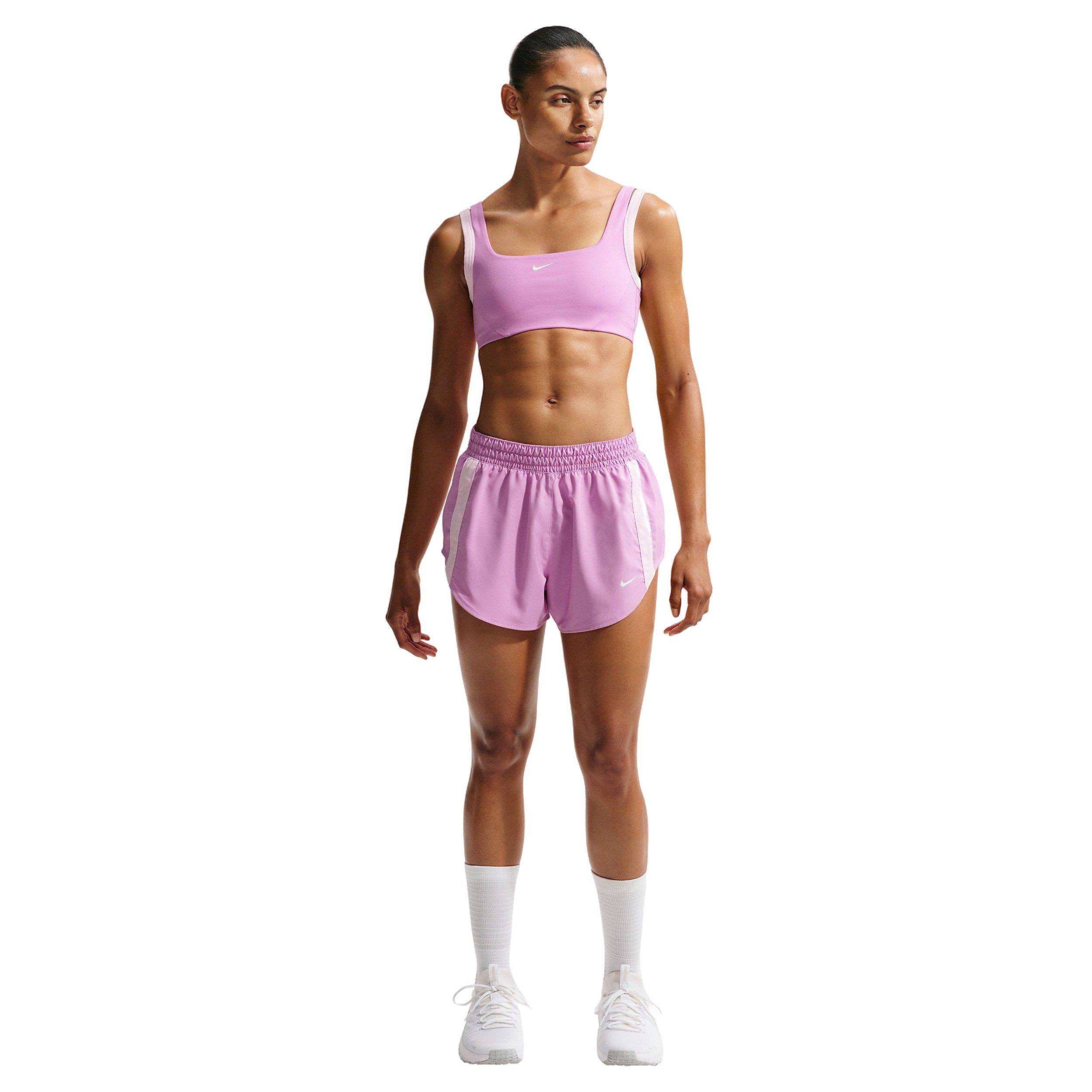 Nike Women's One Light-Support Sports Bra - PURPLE/PINK Thumbnail View 4