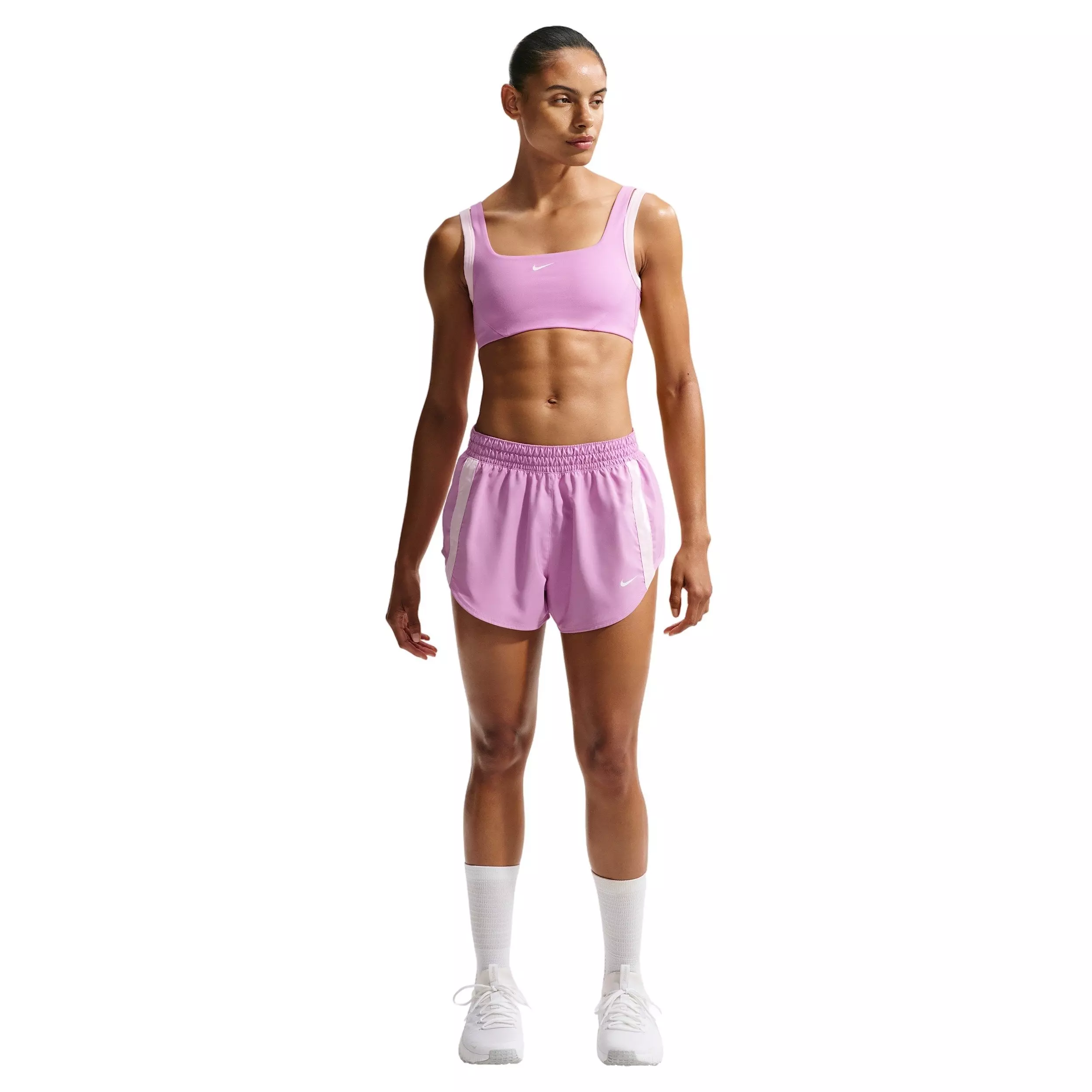 Nike Women's One Light-Support Sports Bra - PURPLE/PINK