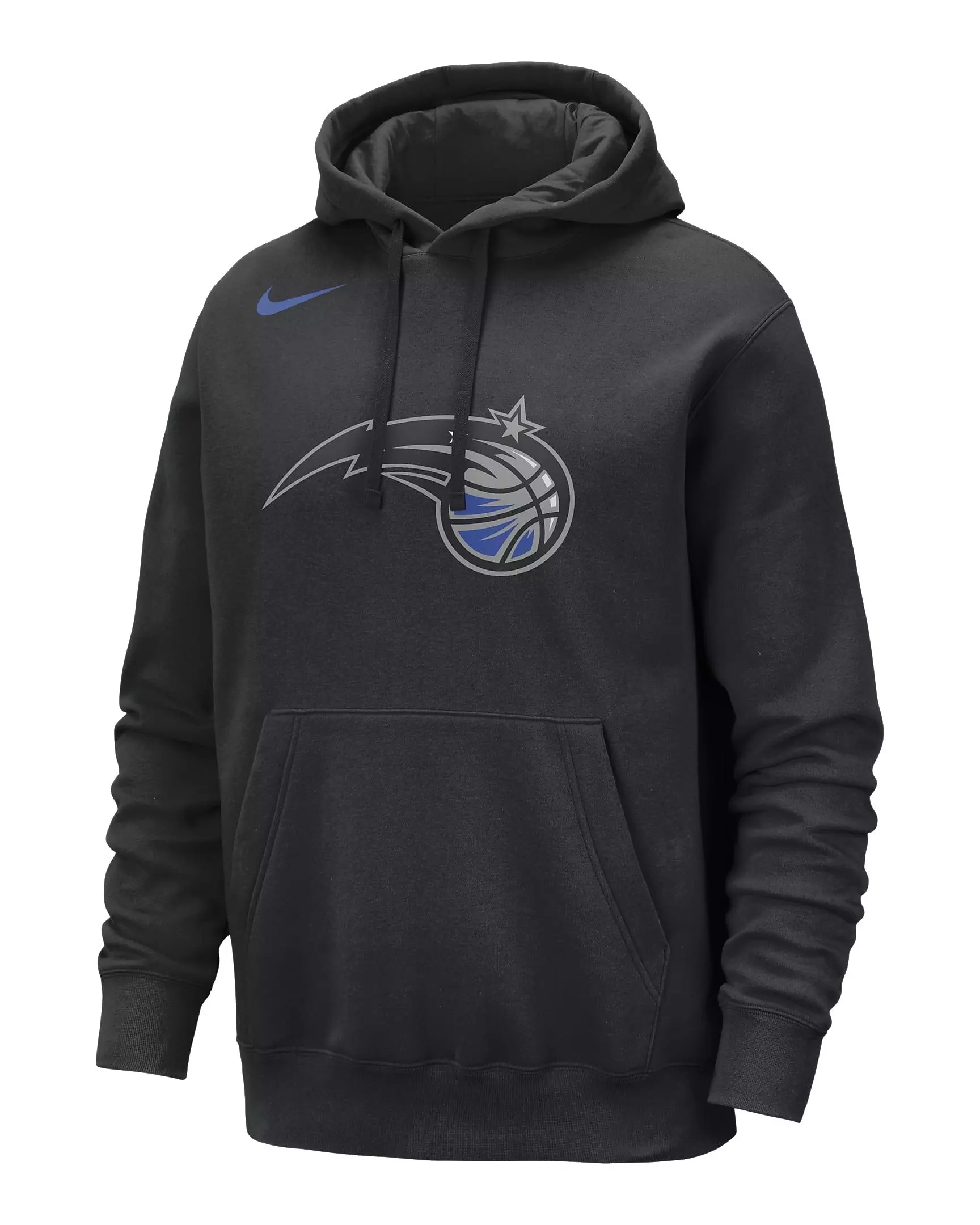Nike Men's Orlando Magic Club NBA Pullover Hoodie - Black - BLACK