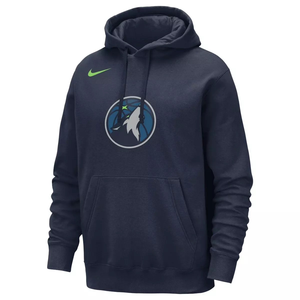Nike Men's Minnesota Timberwolves Club NBA Pullover Hoodie - Navy - NAVY