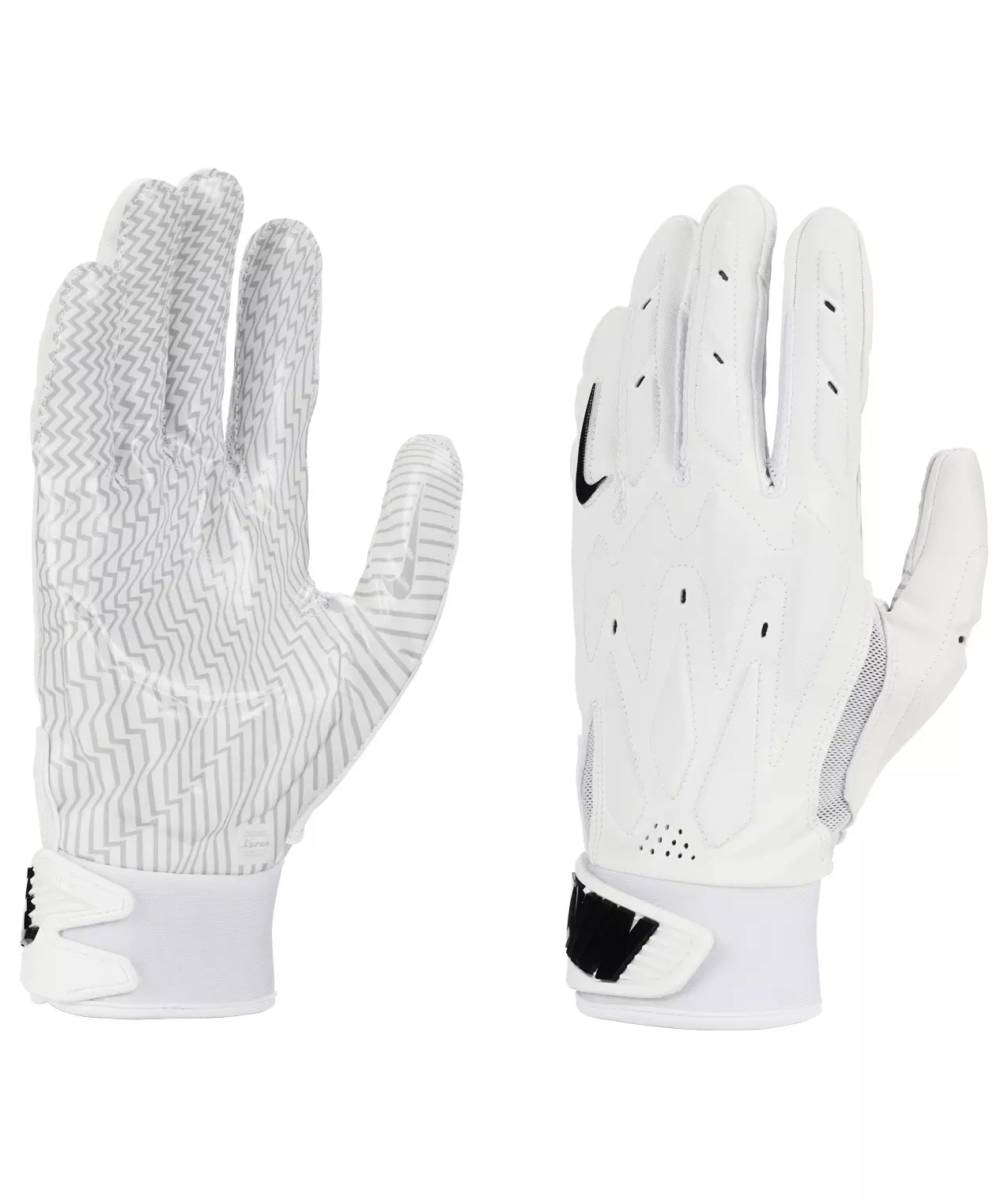 Nike Kids' D-Tack 7.0 Football Gloves-White/Black - WHITE/BLACK