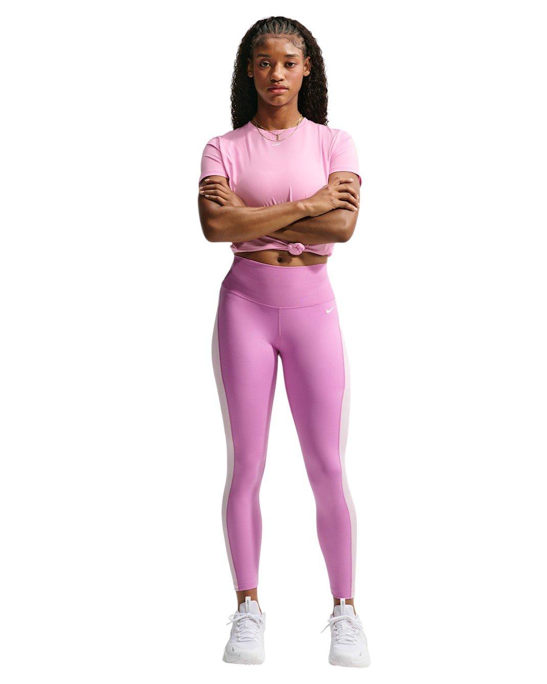 Nike Women's One High-Waisted 7/8 Leggings - LT MAGENTA/PINK