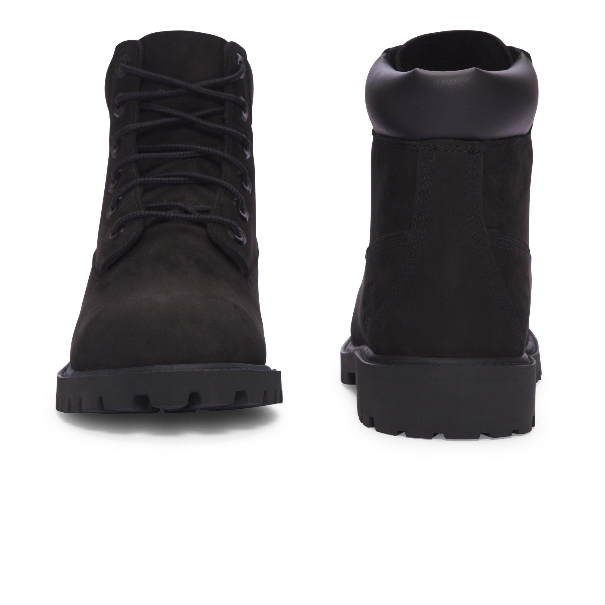 Timberland 6-Inch Premium "Black" Grade School Boys' Boot - BLACK Thumbnail View 3