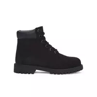 Timberland 6-Inch Premium "Black" Grade School Boys' Boot - BLACK