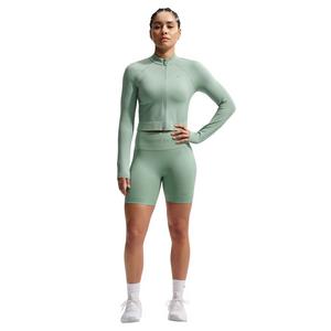 Nike Women's Pro Seamless Dri-FIT High-Waisted 5" Biker Shorts - Green - GREEN
