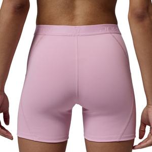 Jordan Women's Sport Essentials Dri-FIT High-Waisted 5" Shorts - Pink/White